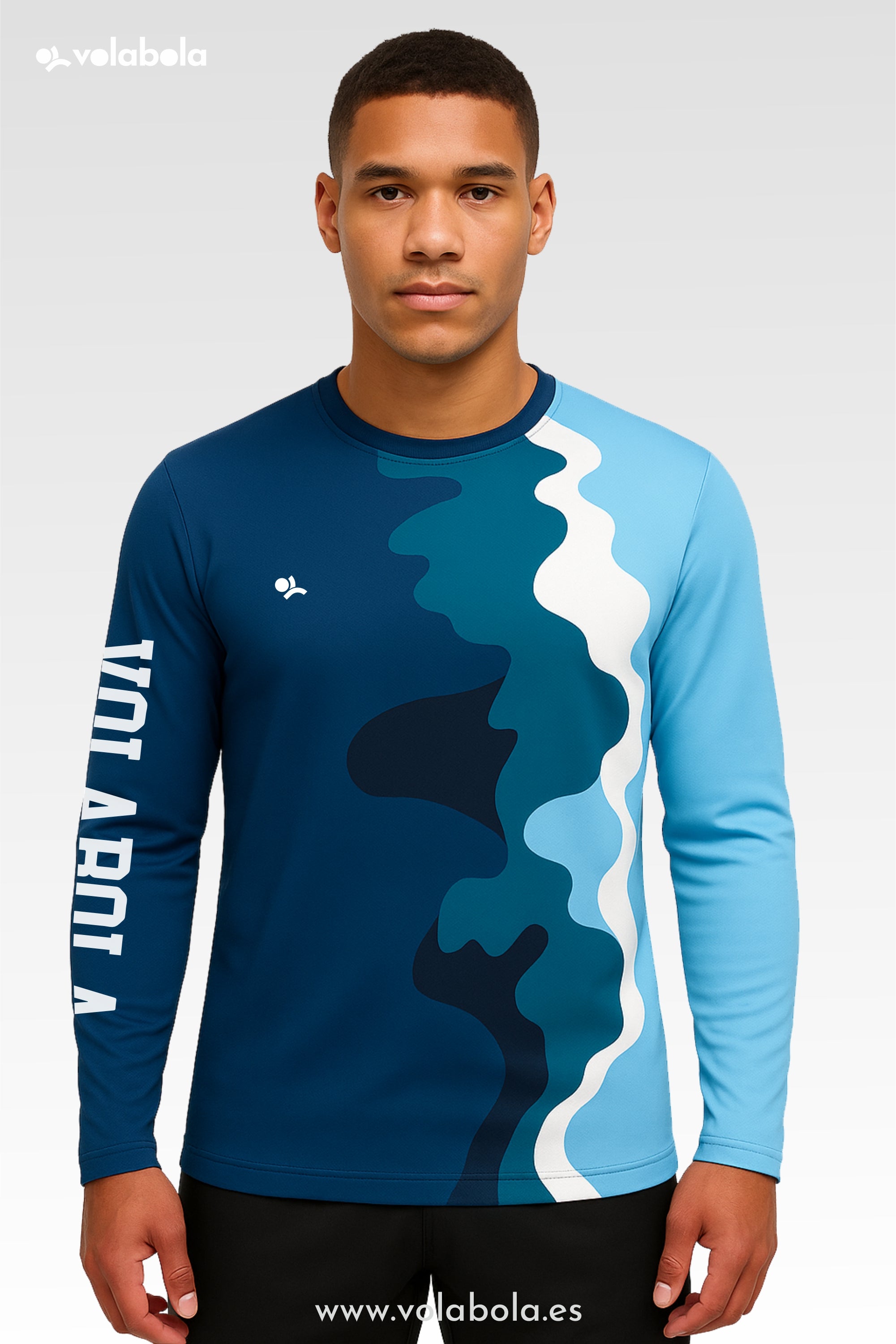 Camiseta manga larga unisex - Aqua