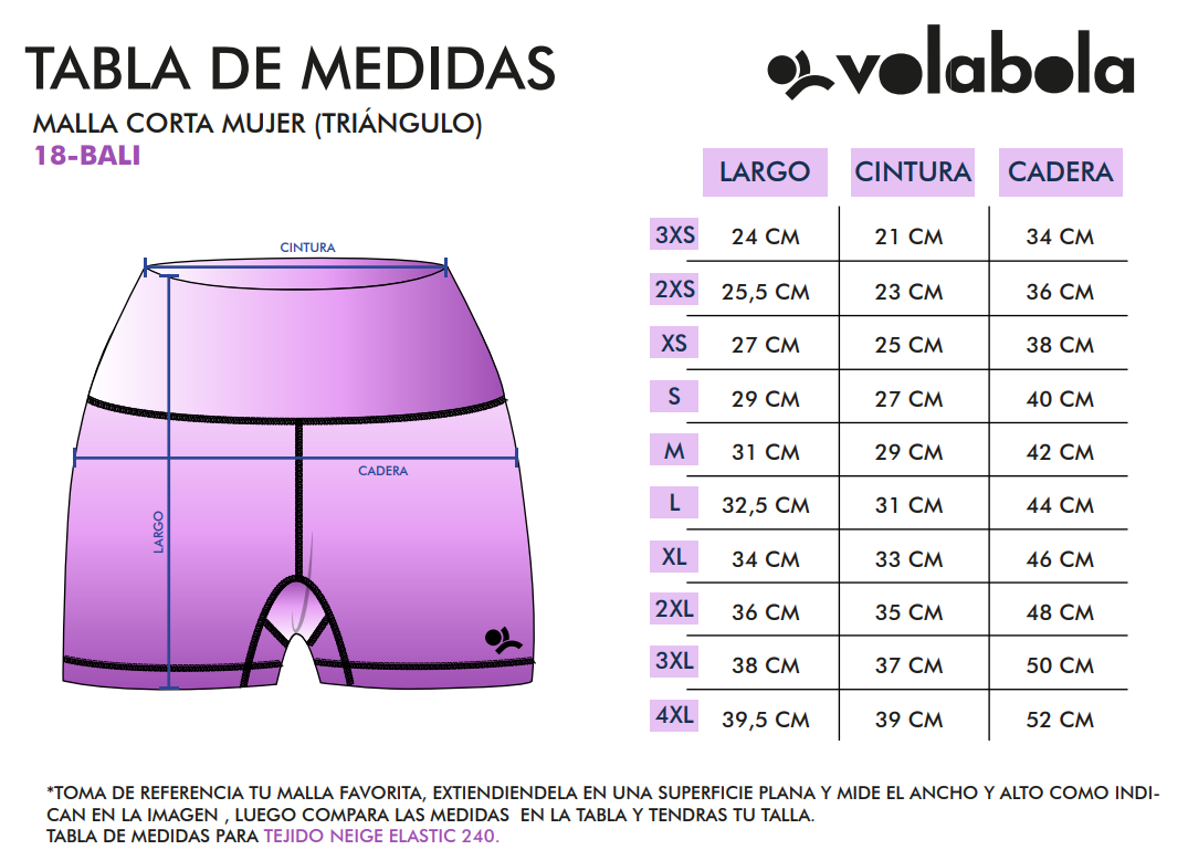 Malla corta - Neon collection inverted