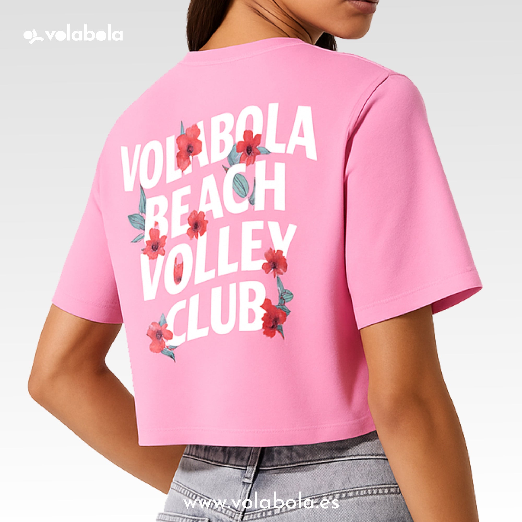 Camiseta cropped - Beach volley club