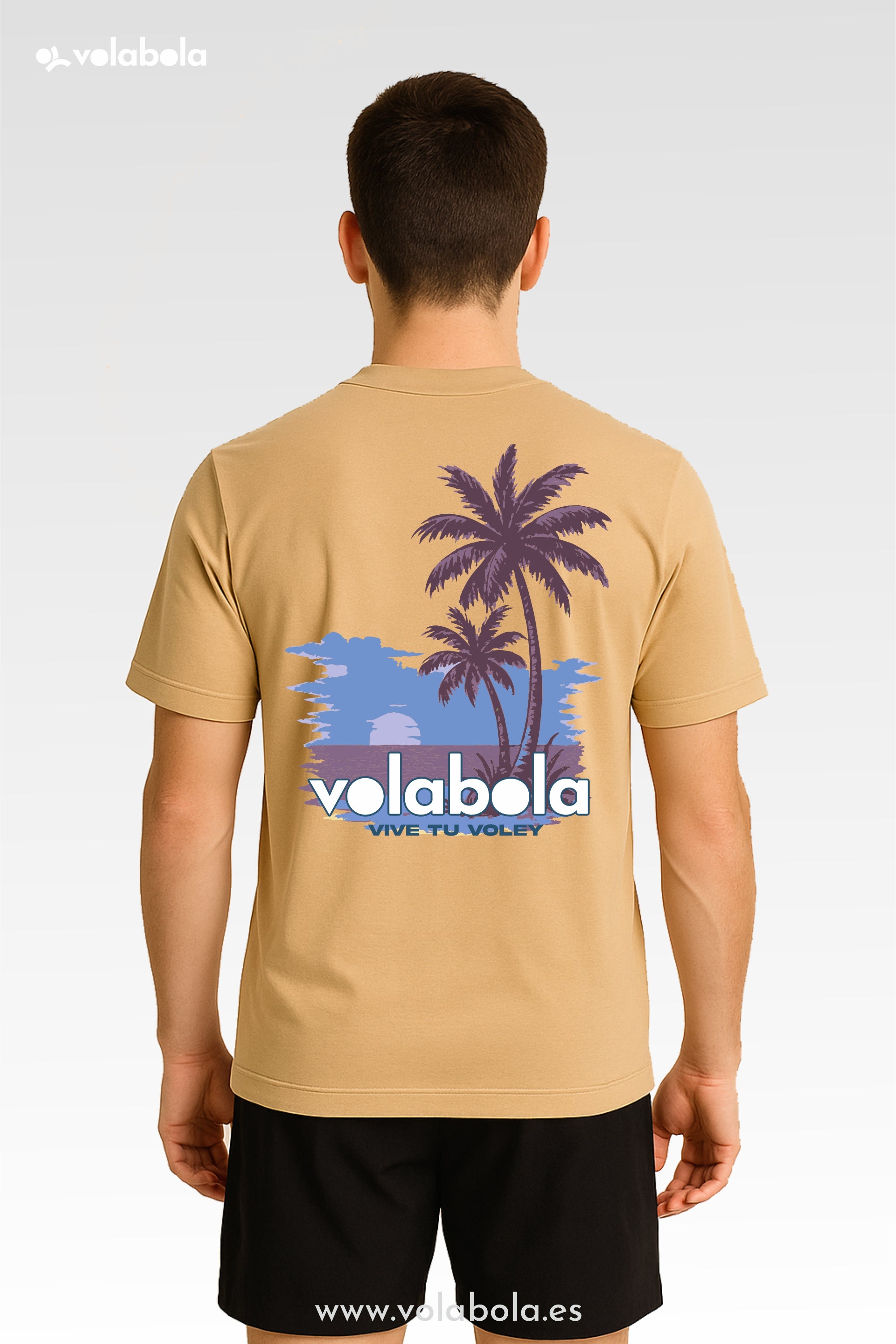 Camiseta casual algodón manga corta unisex – Beach Volley