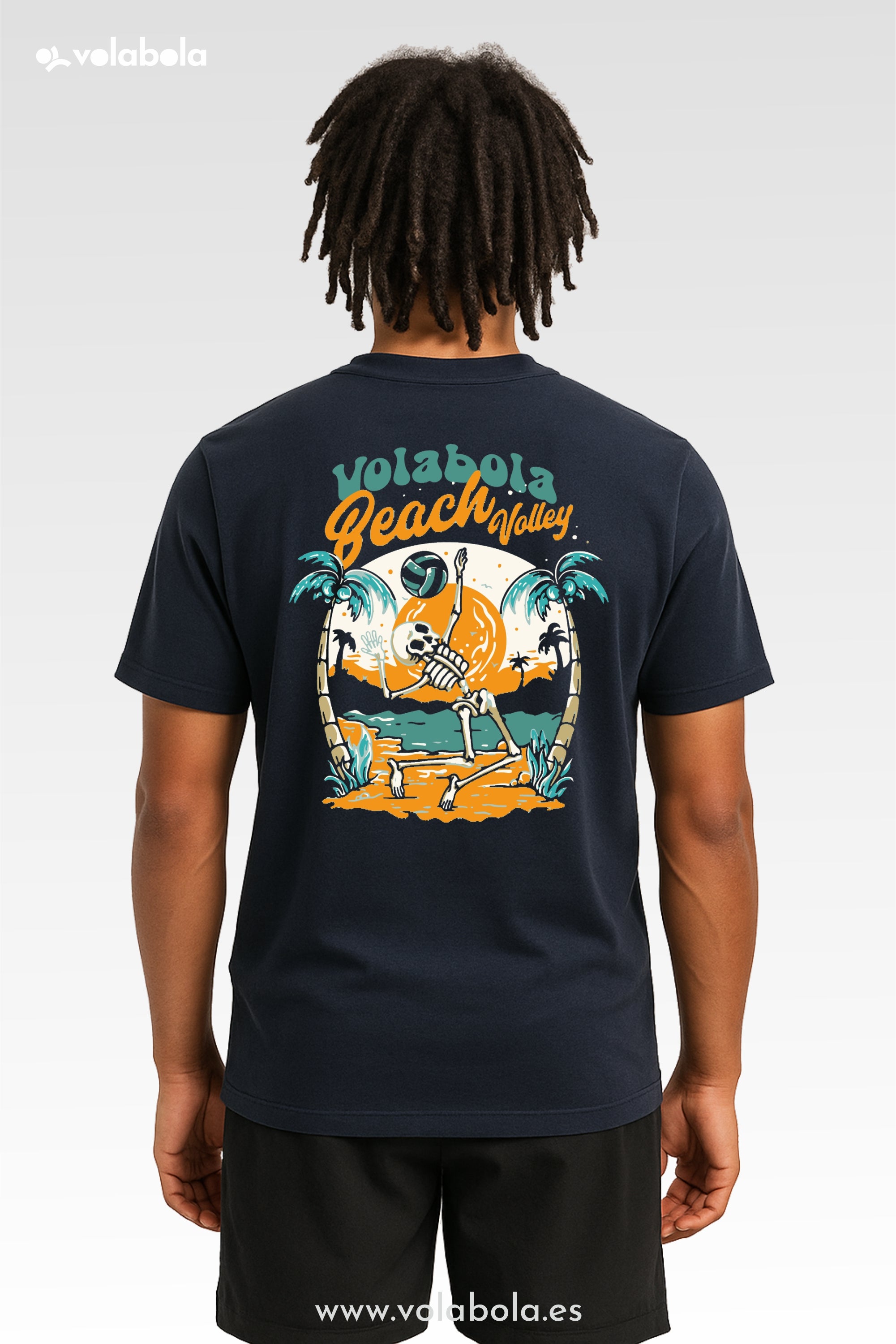 Camiseta casual algodón manga corta unisex – Volabola Beach Voley