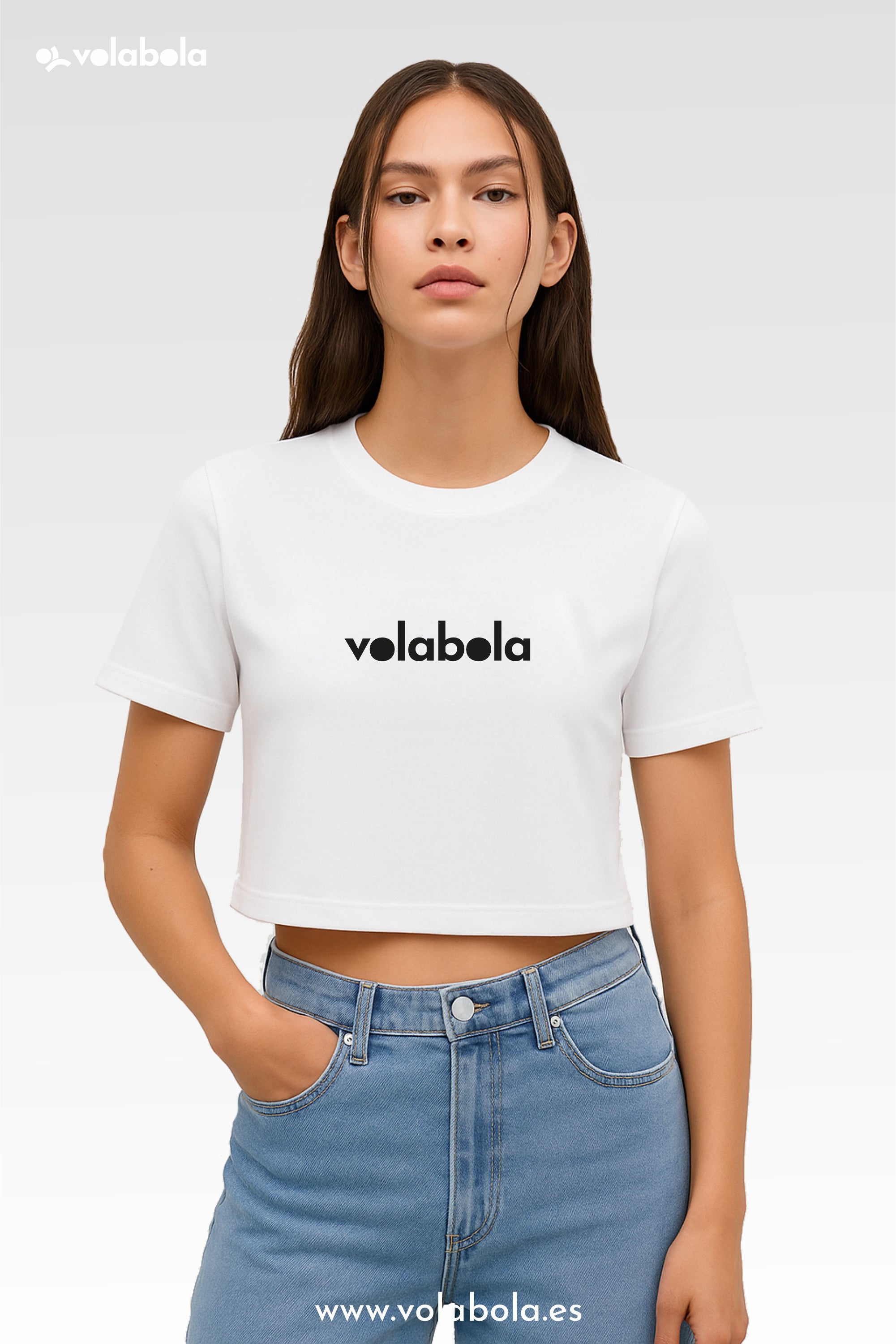 Camiseta cropped - Beach volley repeat