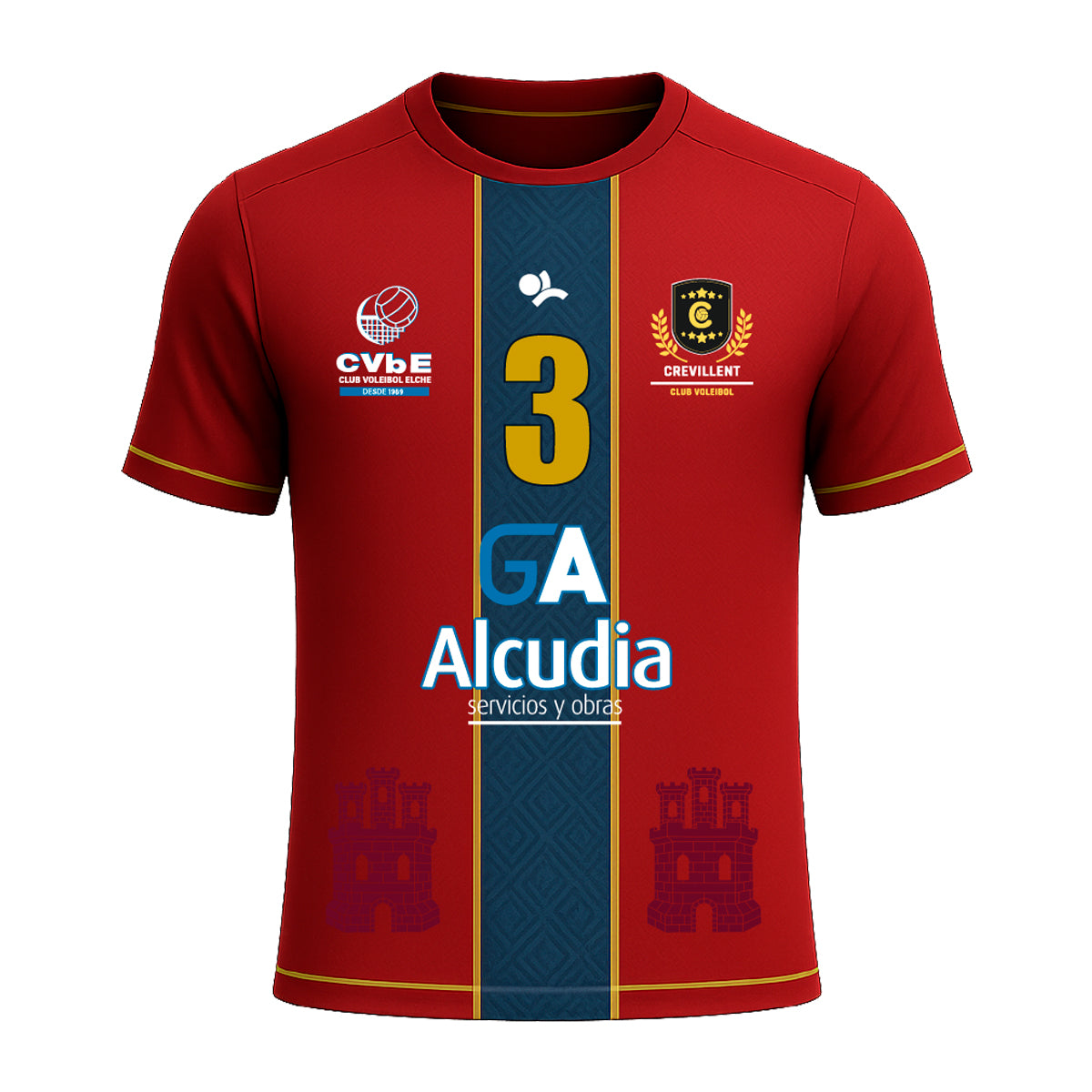Camiseta Líbero Masculino VOLEIBOL CREVILLENTE 25/26
