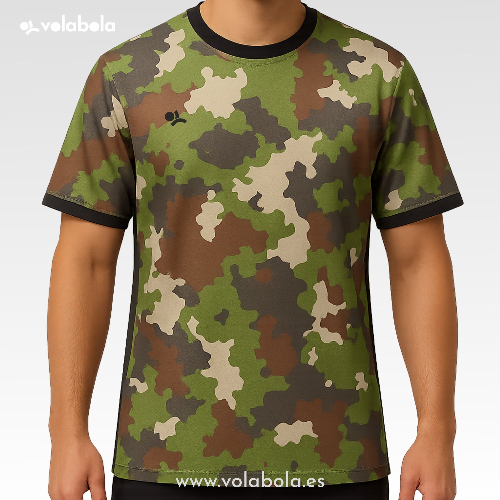 Camiseta técnica voleibol manga corta unisex – Camo
