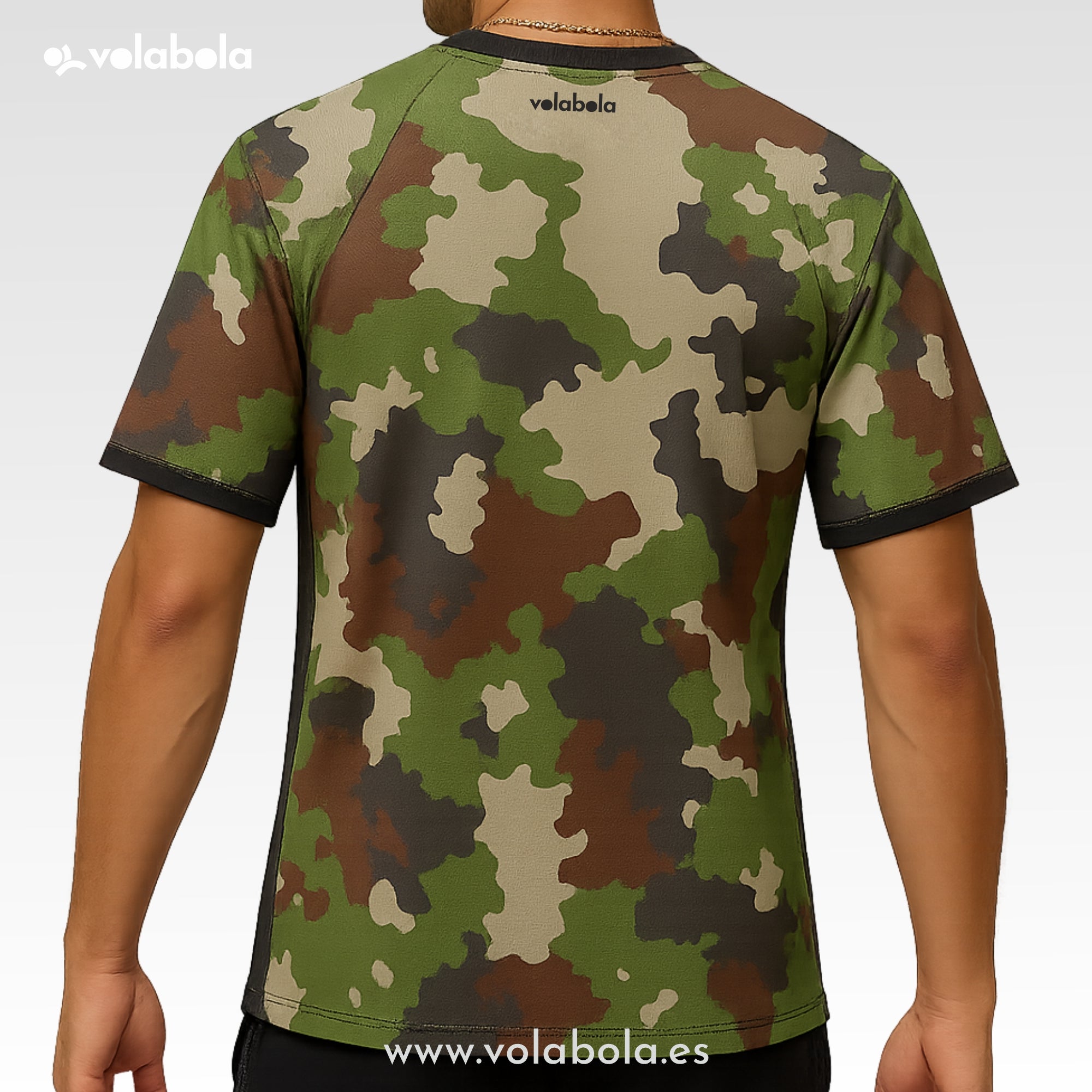 Camiseta técnica voleibol manga corta unisex – Camo