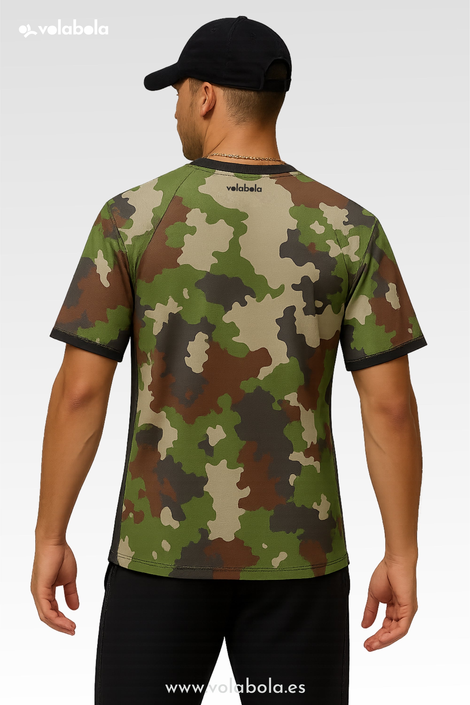 Camiseta técnica voleibol manga corta unisex – Camo