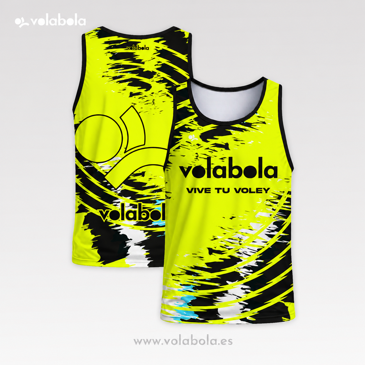 Camiseta Tirantes Pro Volley Hombre – Neon Collection