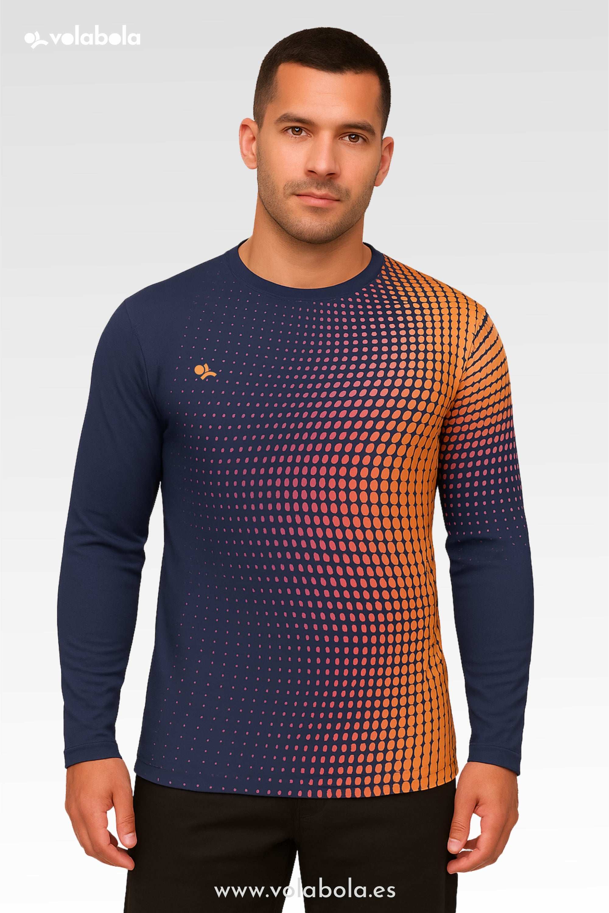 Camiseta manga larga unisex - Dots Ondas