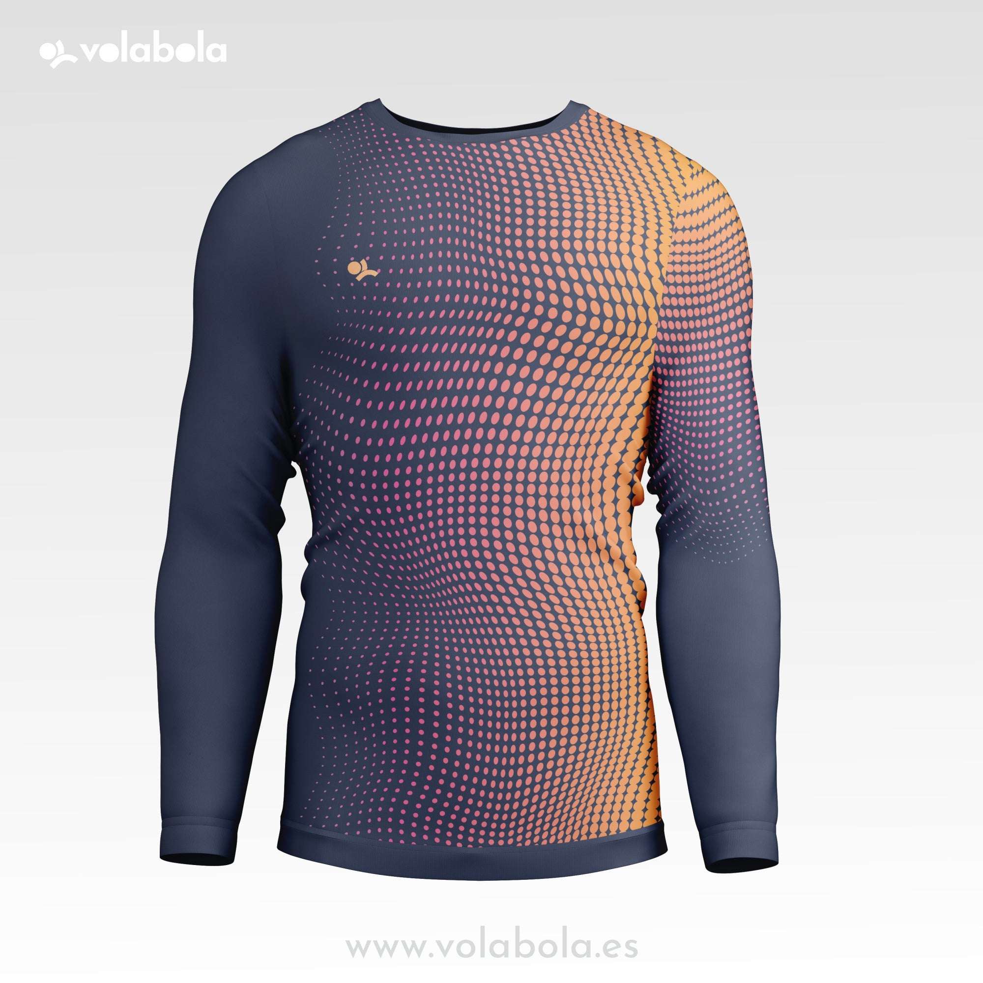 Camiseta manga larga unisex - Dots Ondas