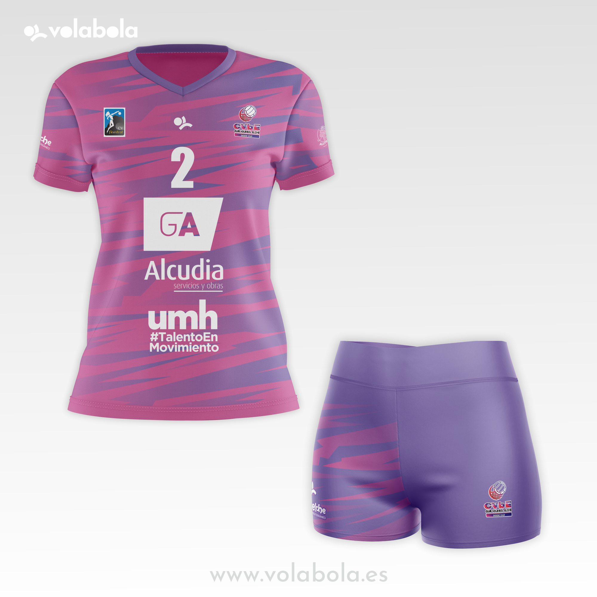 Pack 2ª Camiseta+Malla VOLEIBOL ELCHE