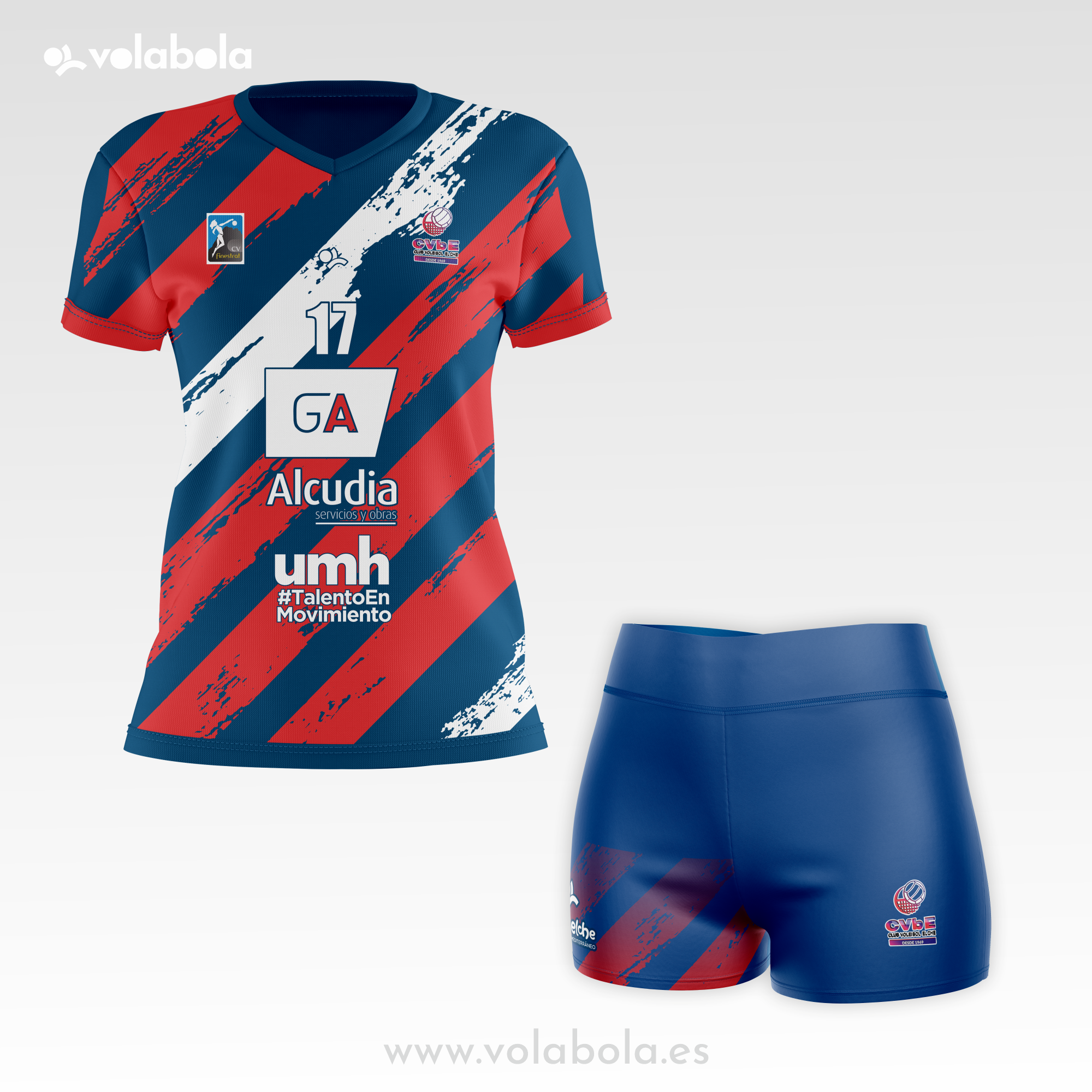 Pack Camiseta+Malla Oficial VOLEIBOL ELCHE
