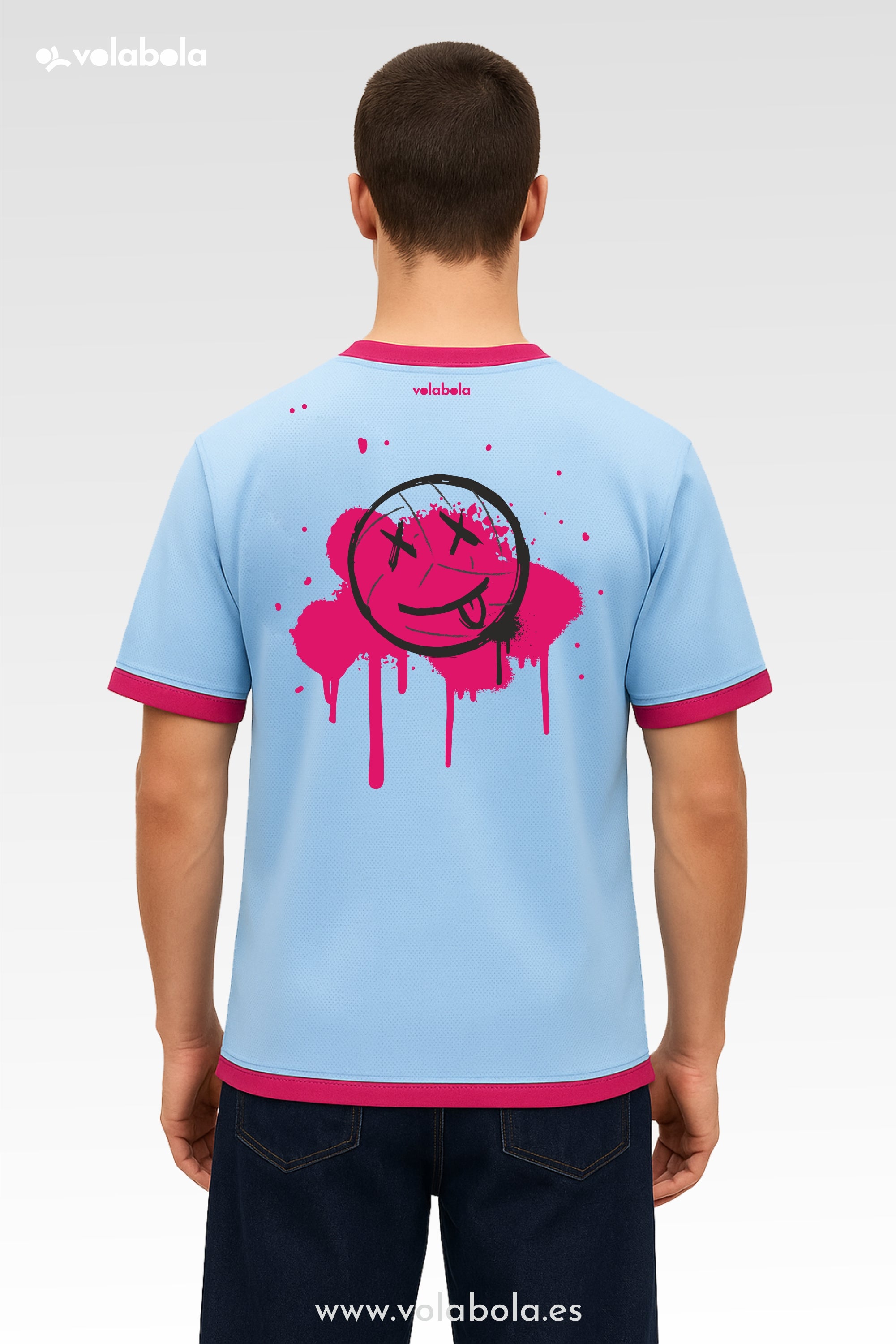 Camiseta técnica voleibol manga corta unisex – Splash