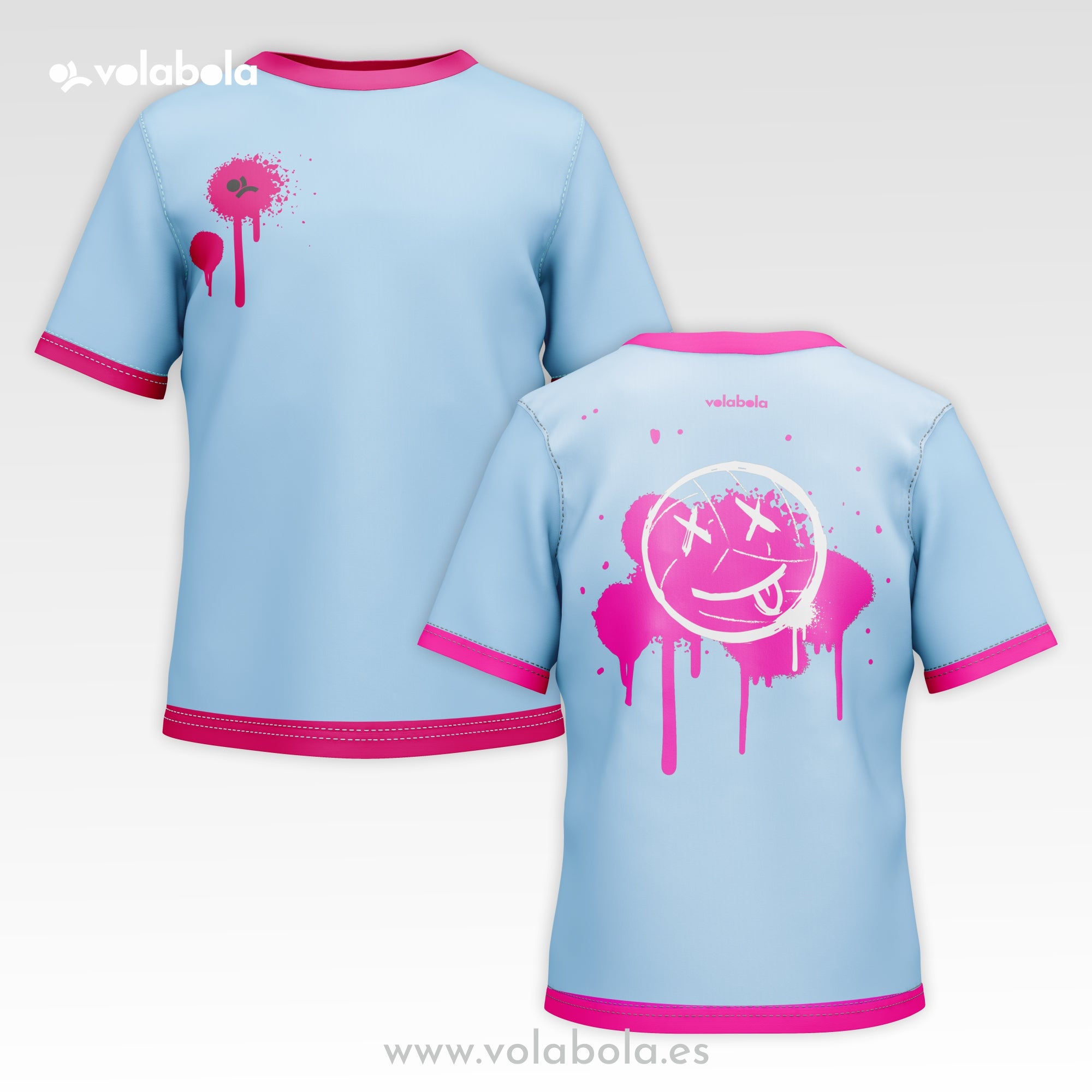 Camiseta técnica voleibol manga corta unisex – Splash