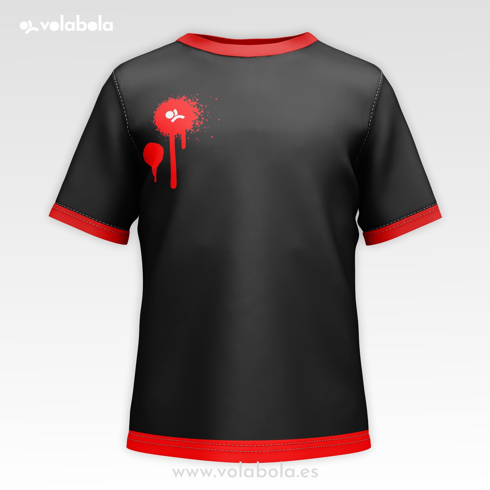 Camiseta técnica voleibol manga corta unisex – Splash