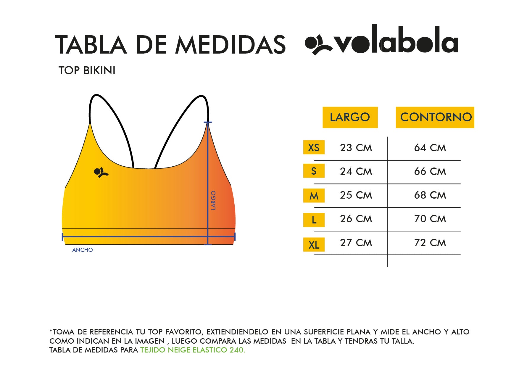 Top bikini pro volley - Total black