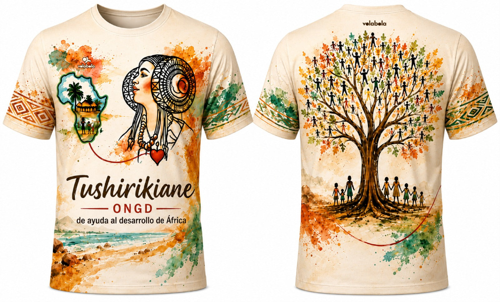 Camiseta Manga Corta Tushirikiane