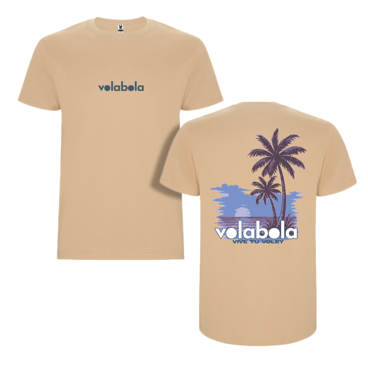 Camiseta casual algodón manga corta unisex – Beach Volley