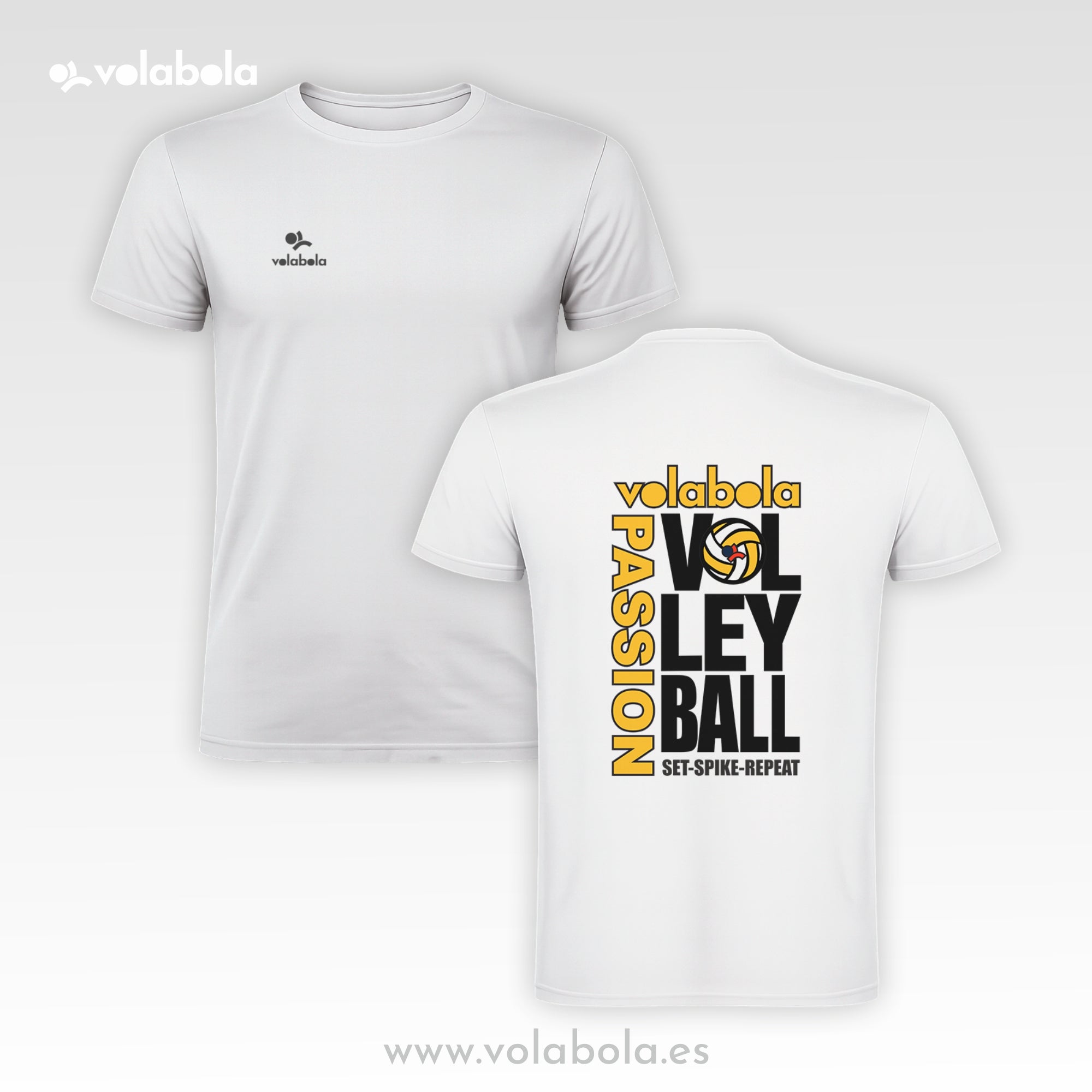 Camiseta Manga Corta Casual Volley Hombre – Passion Volley