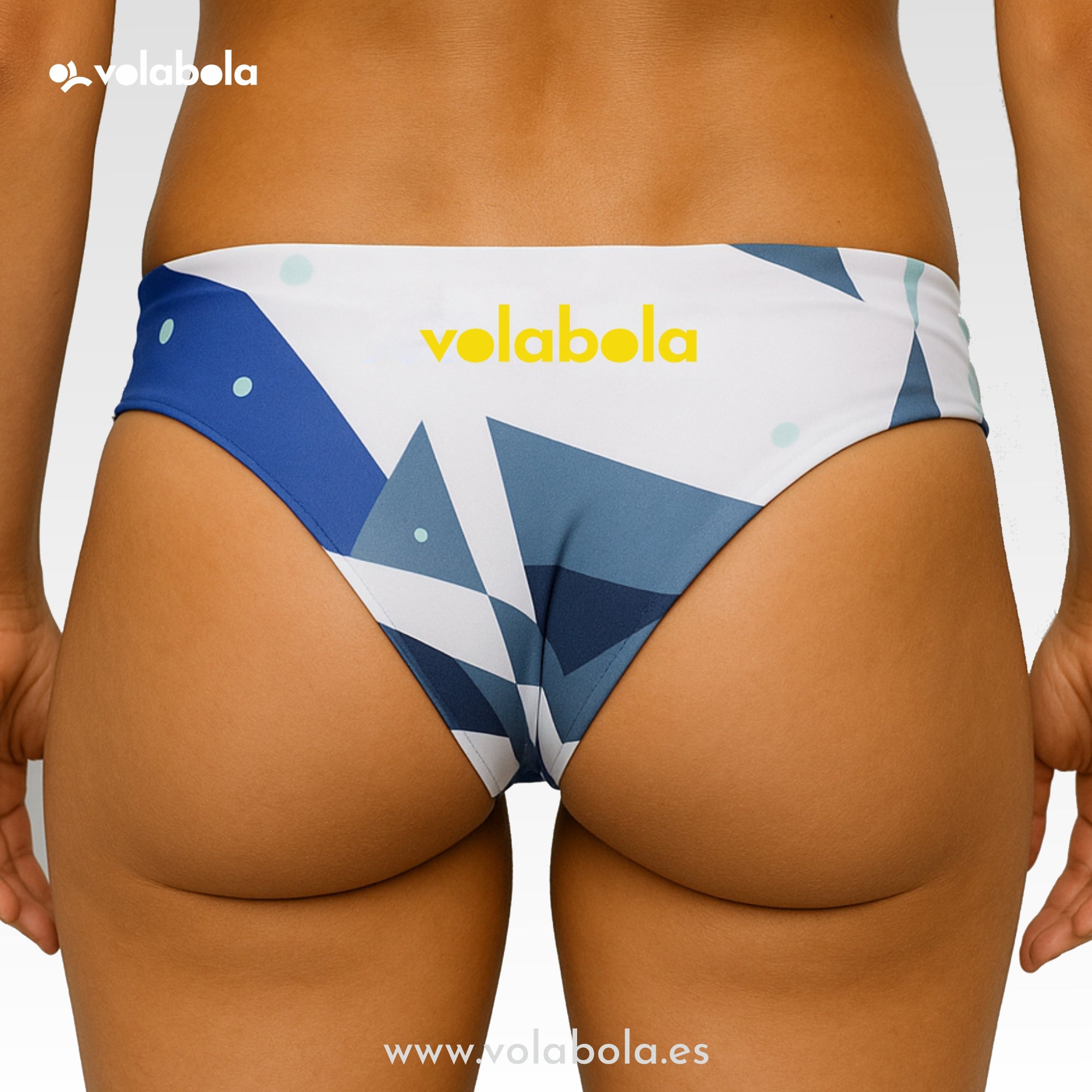 Braguita bikini pro volley - Blue graffiti