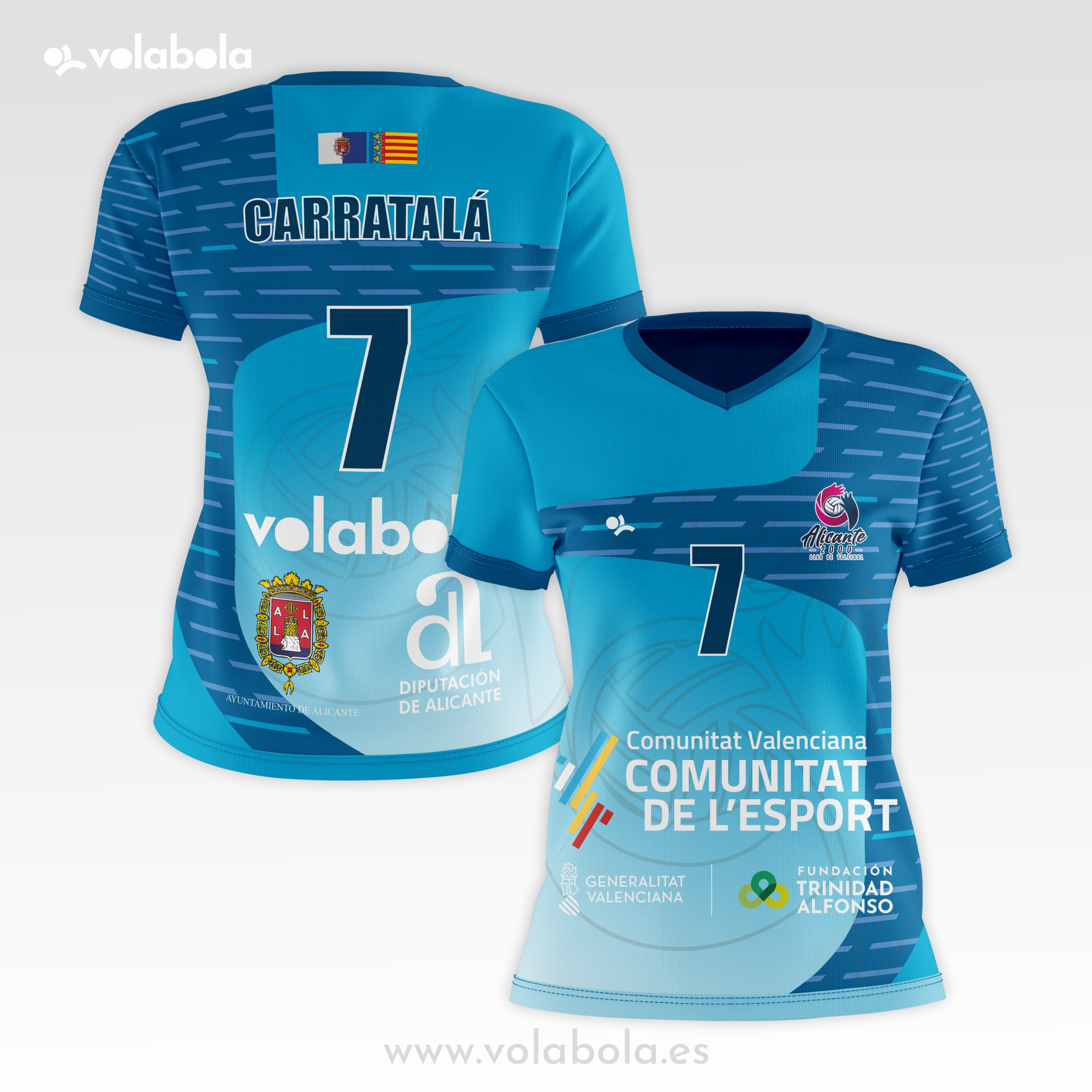 Camiseta Equipación AZUL Alicante2000