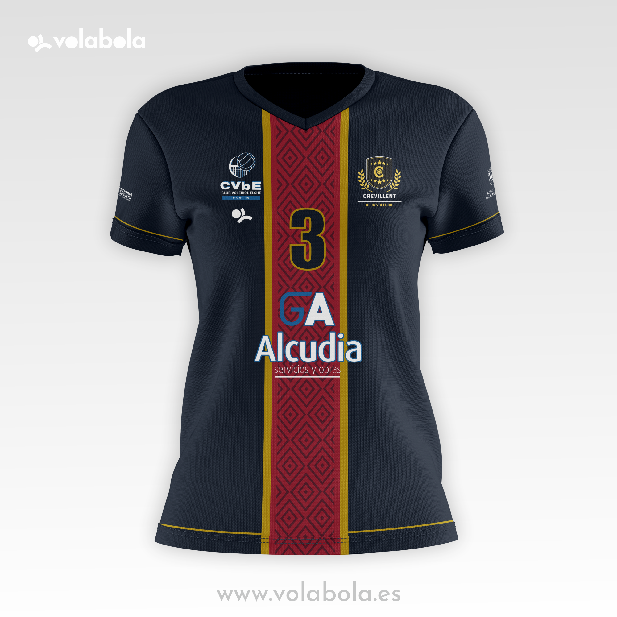 Camiseta Oficial Femenino VOLEIBOL CREVILLENTE 25/26