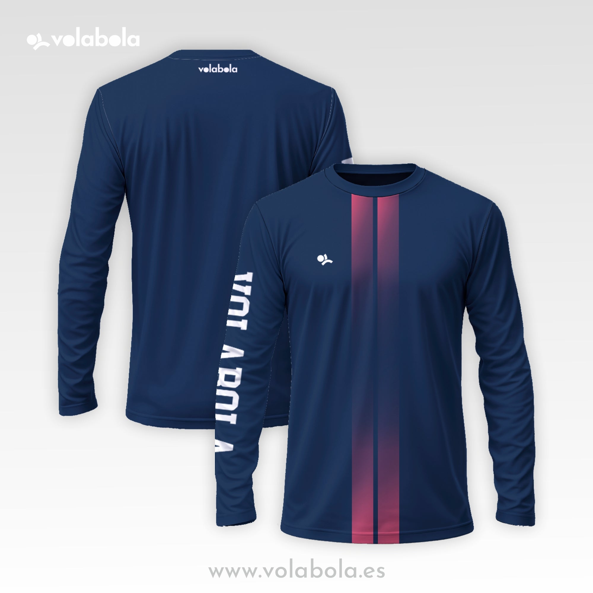 Camiseta Manga Larga Pro Volley – Doble línea