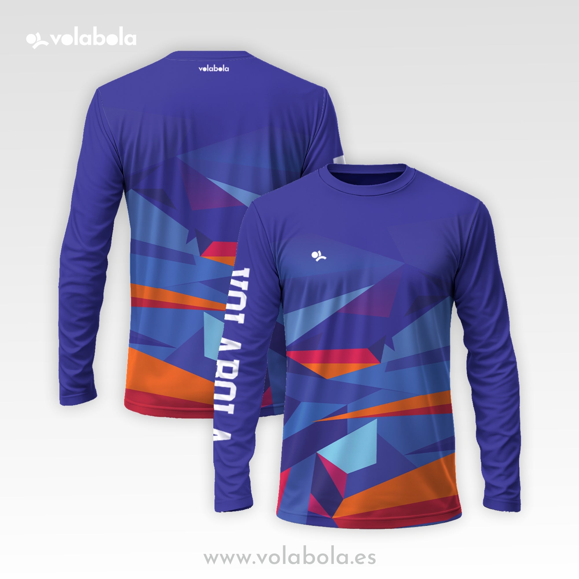 Camiseta Manga Larga Pro Volley – Geometric