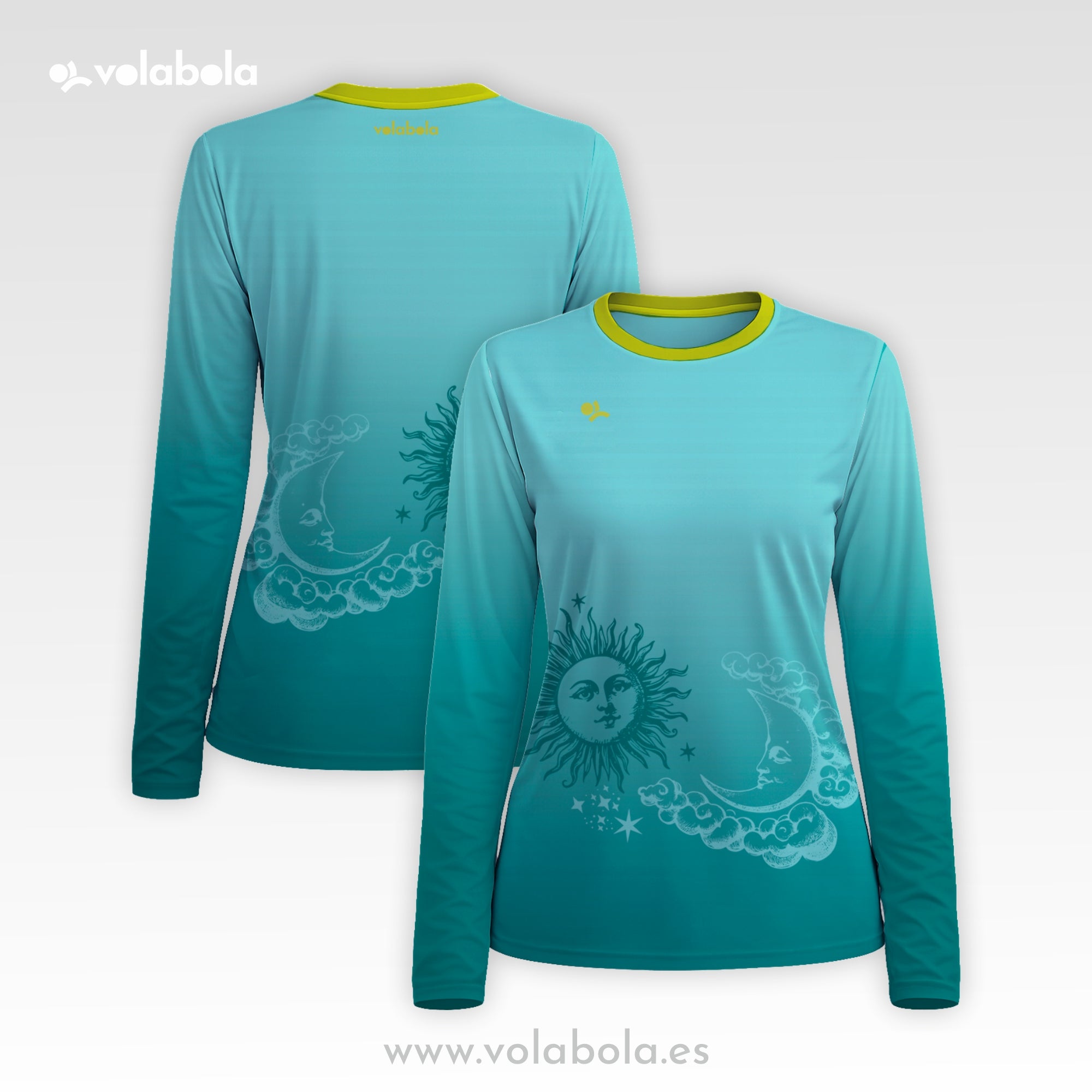 Camiseta Manga Larga Pro Volley Mujer – Luna y Sol