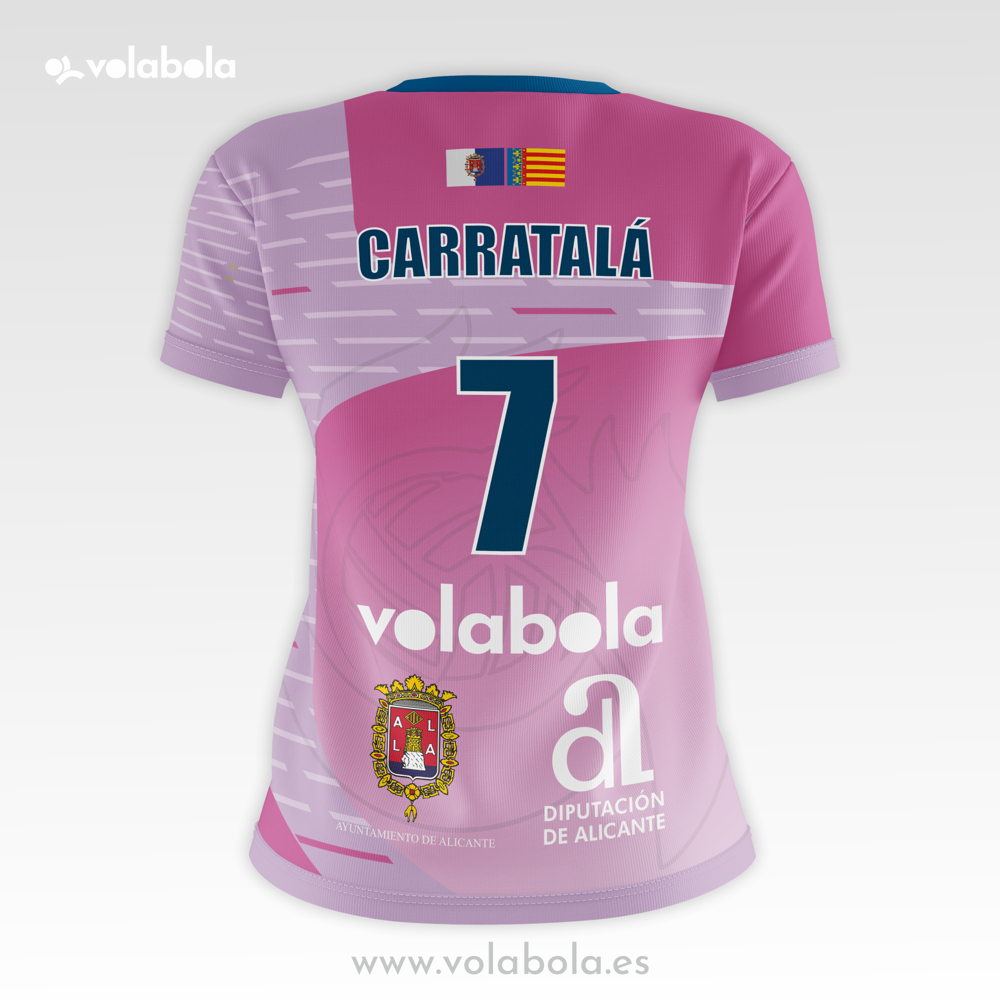 Camiseta Equipación ROSA Alicante2000