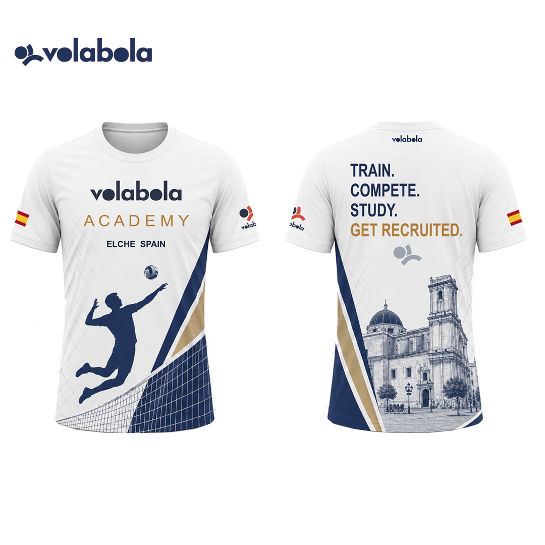 Camiseta Volabola Academy White