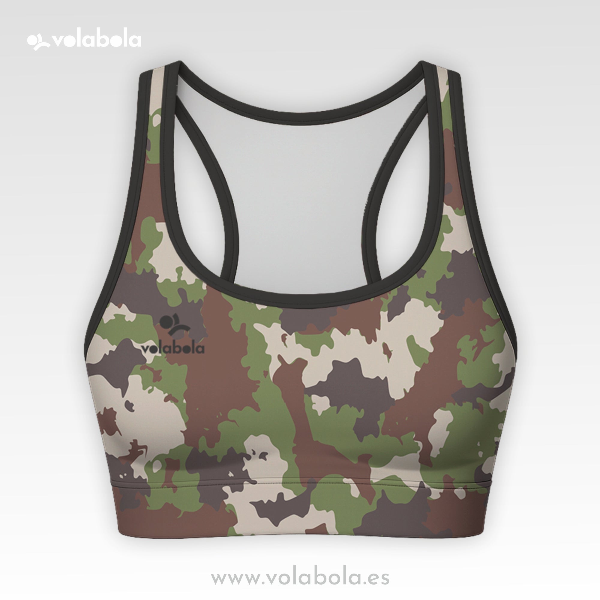 Top Bikini Clásico Pro Volley – Camo