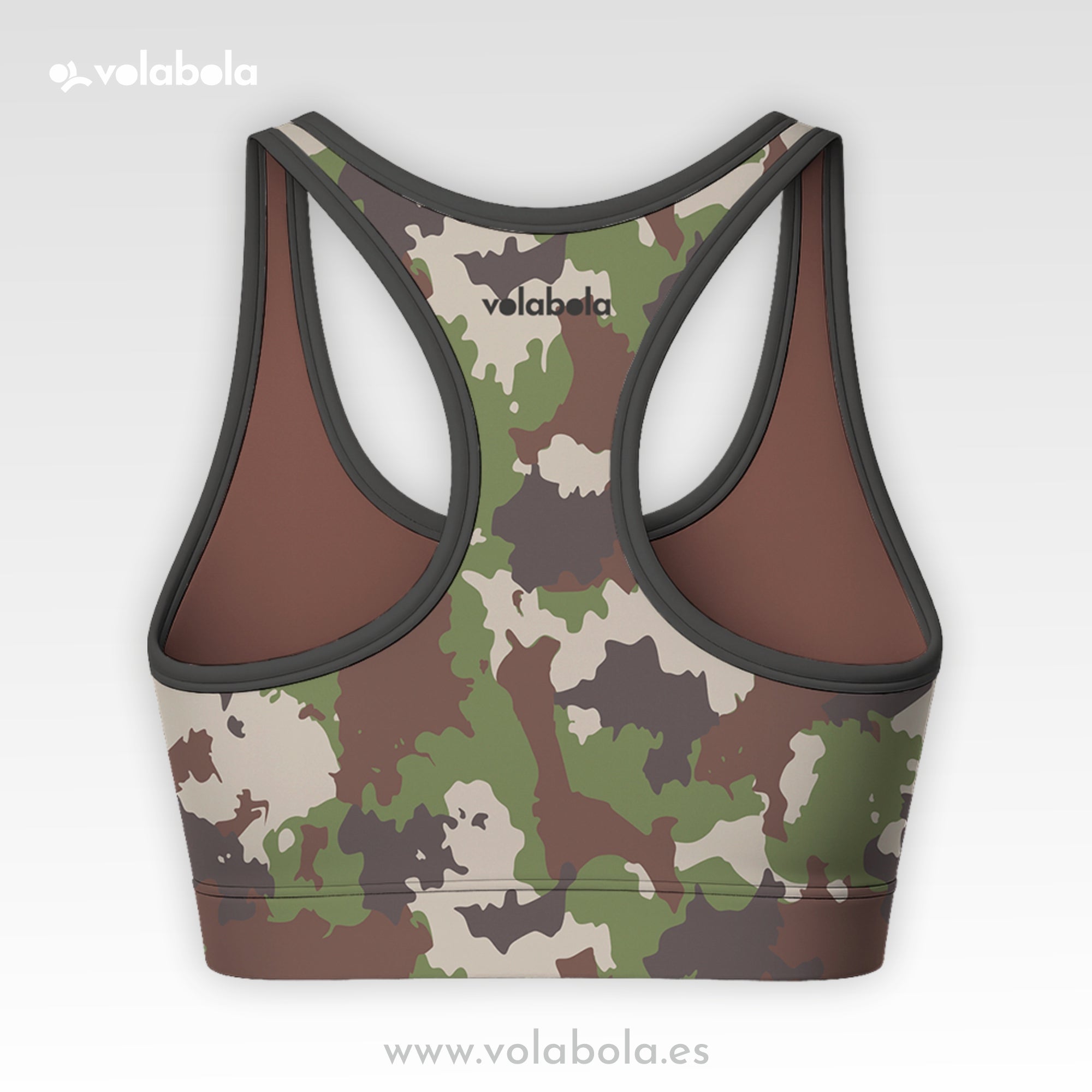Top Bikini Clásico Pro Volley – Camo