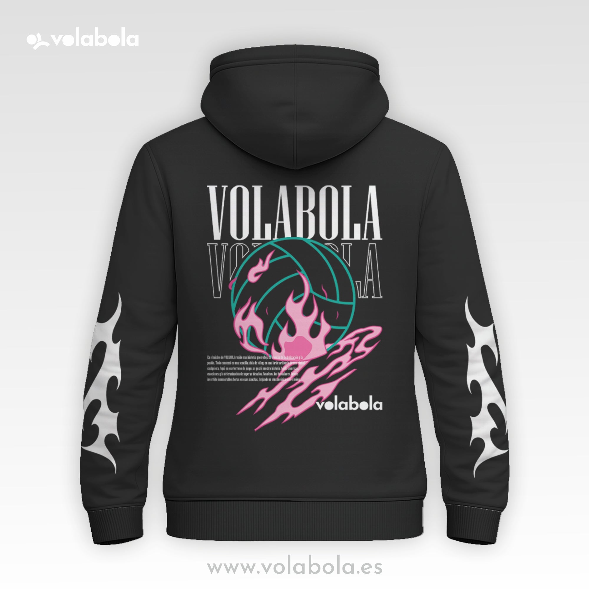 Sudadera Técnica Pro Volley - Fireball Black
