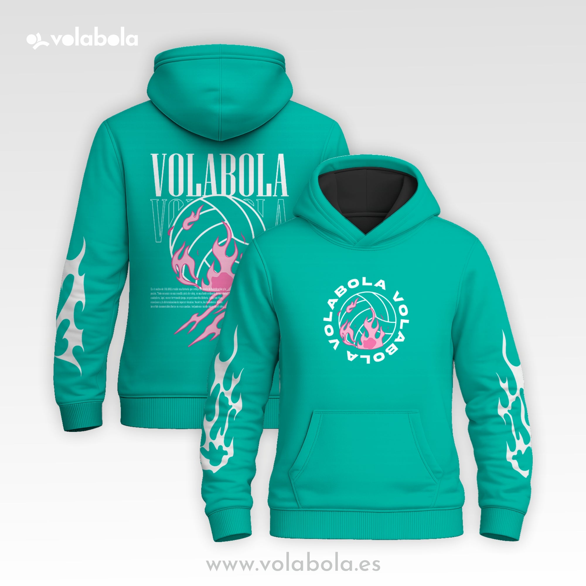 Sudadera Técnica Pro Volley - Fireball Mist
