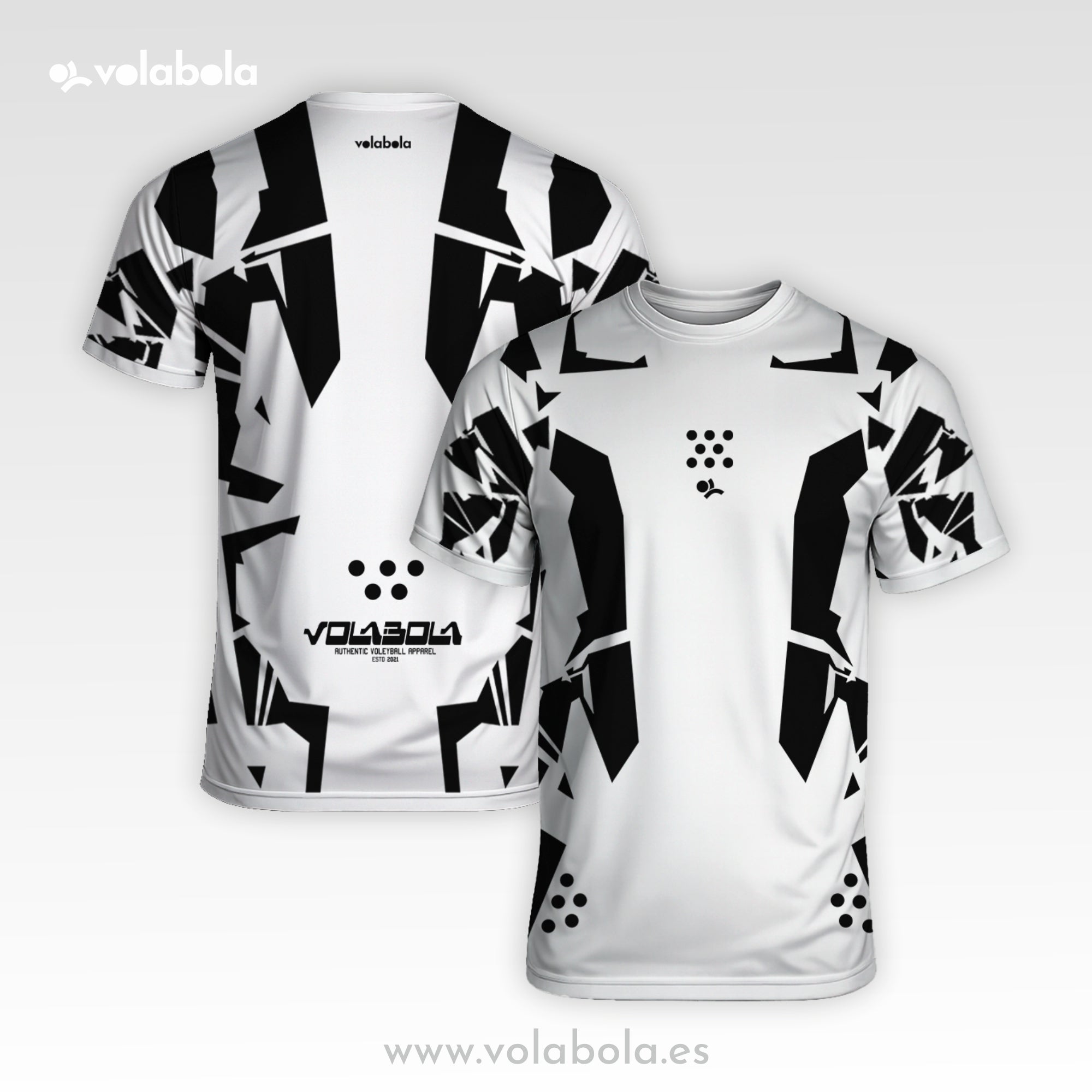 Camiseta Manga Corta Pro Volley Hombre – Future White