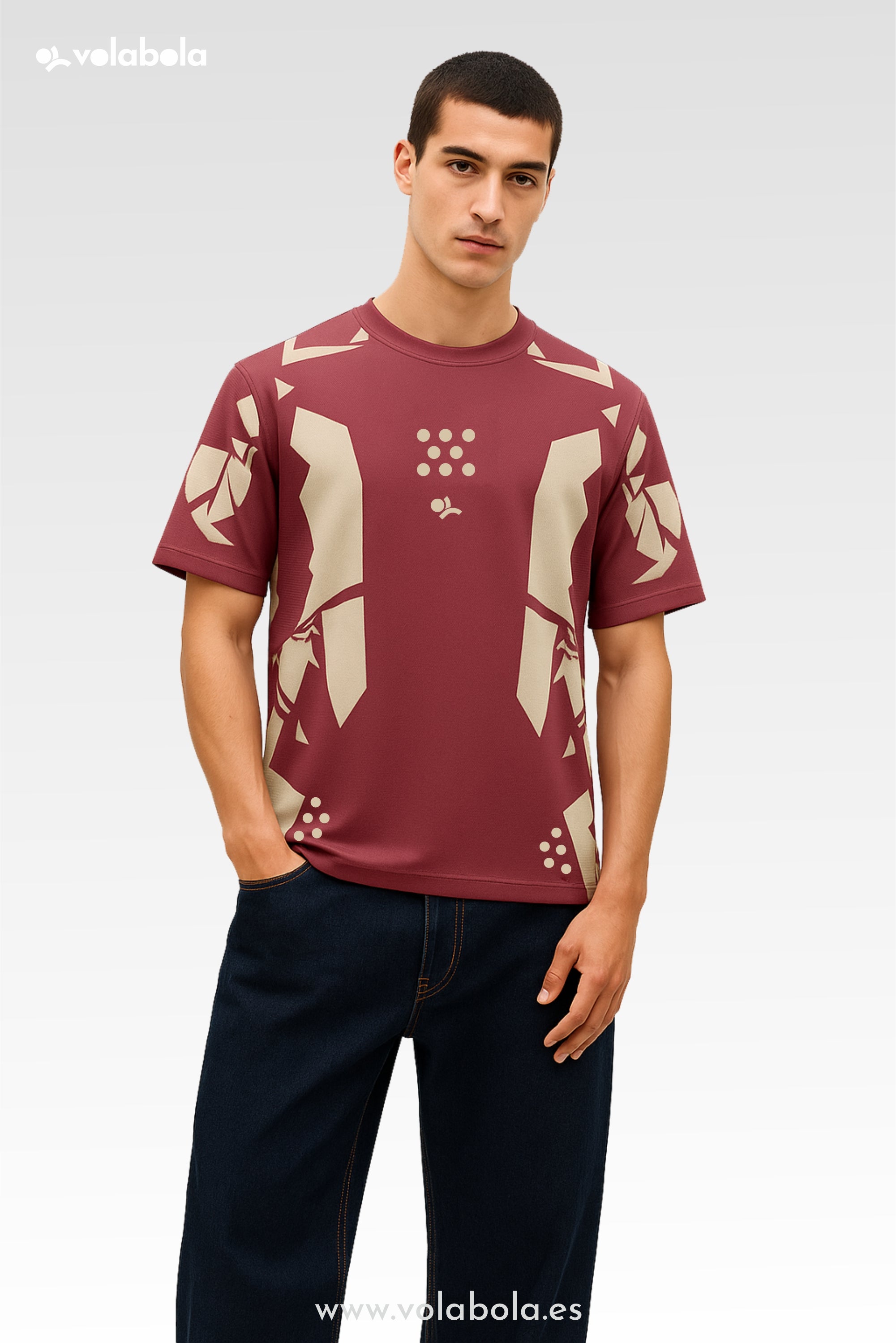 Camiseta técnica voleibol manga corta unisex – Future Tile