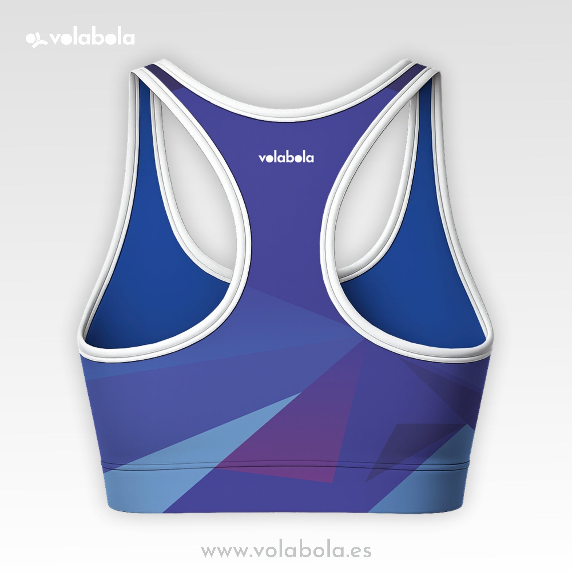 Top Bikini Clásico Pro Volley – Geométrico