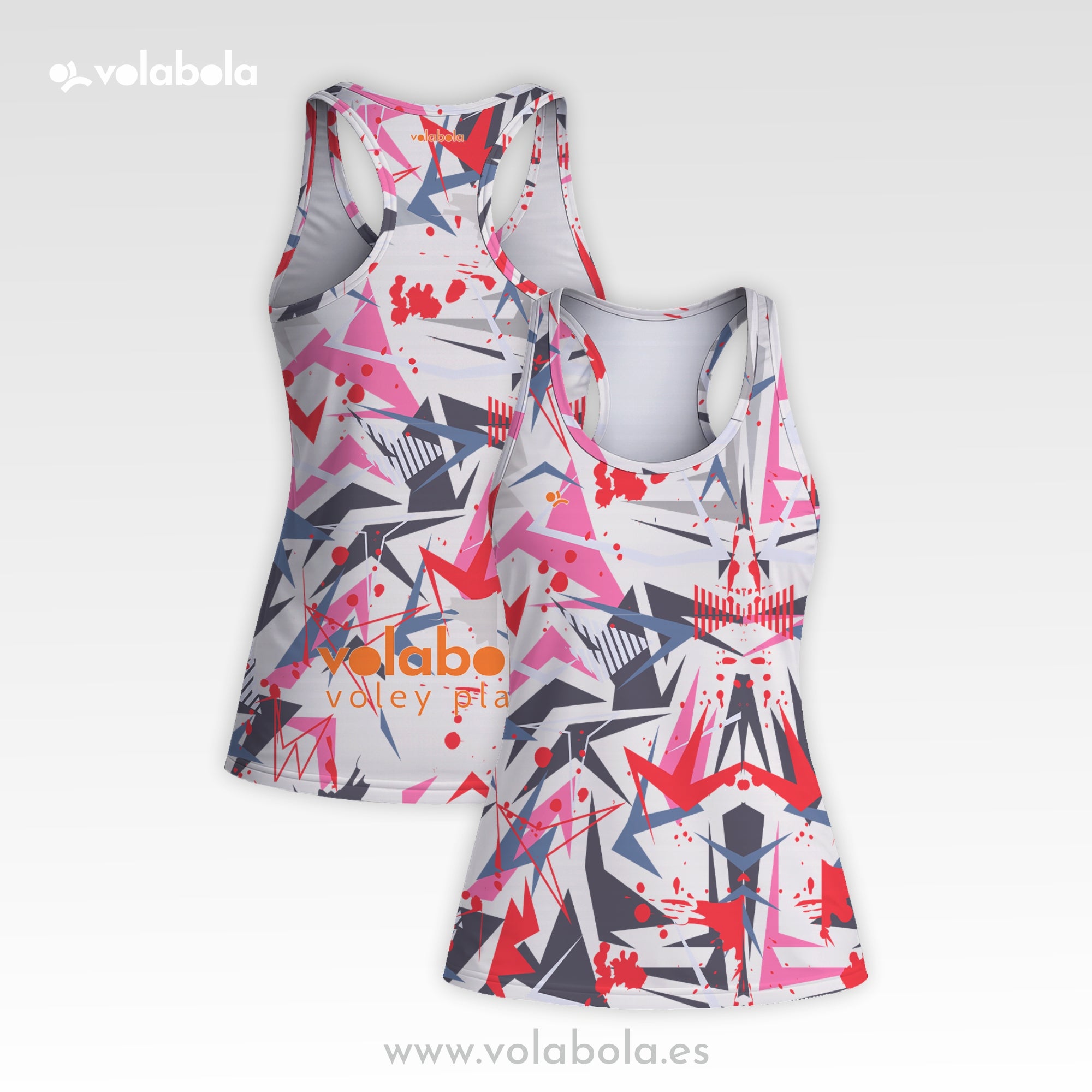 Camiseta Tirantes Pro Volley Mujer – Graffiti
