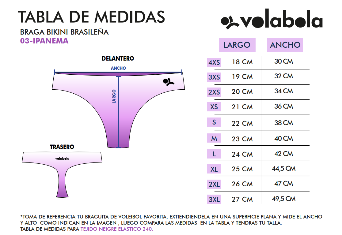 Braguita bikini pro volley - Ace Serve x Volabola