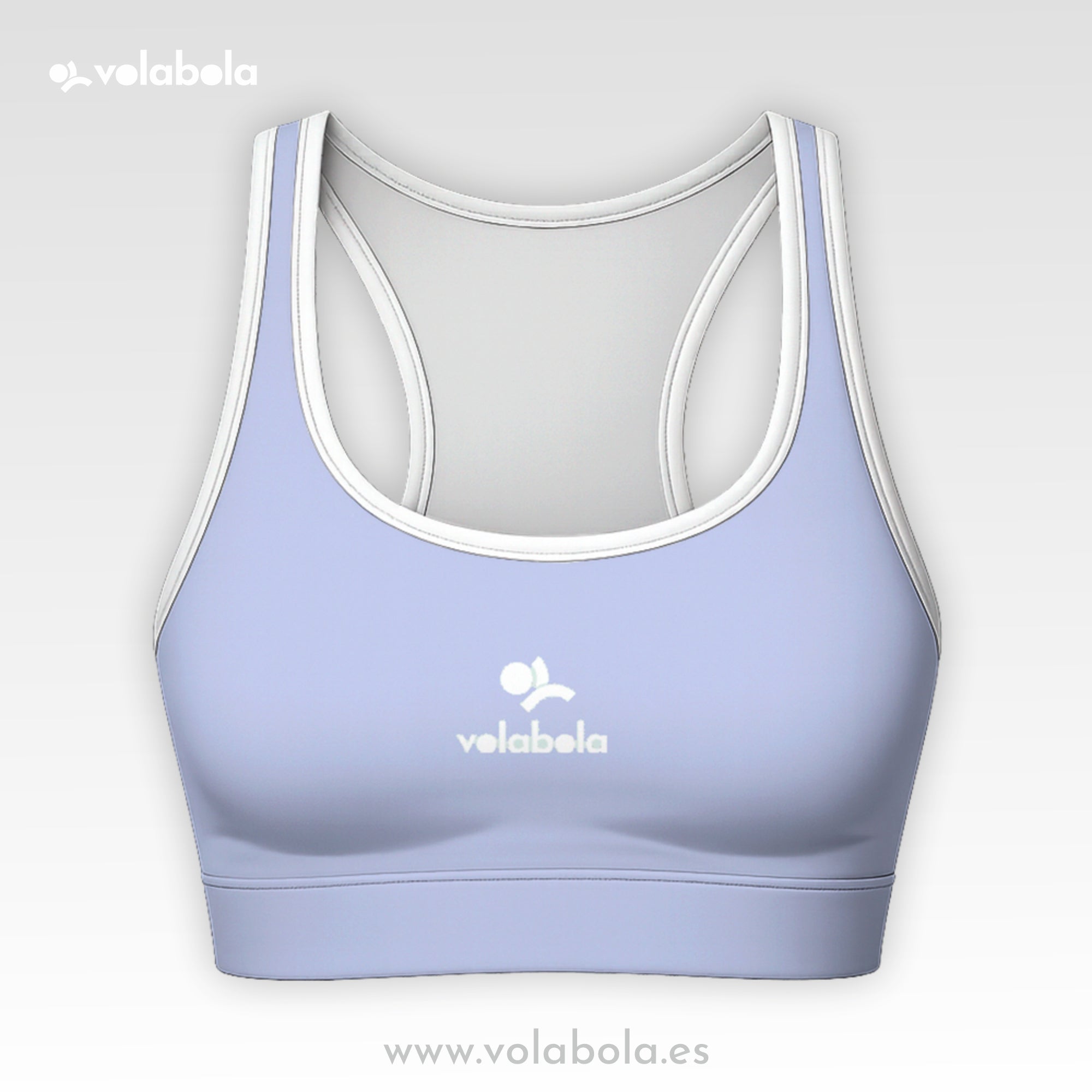 Top Bikini Clásico Pro Volley – Lacy Lilac