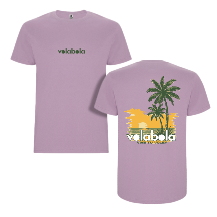 Camiseta casual algodón manga corta unisex – Beach Volley