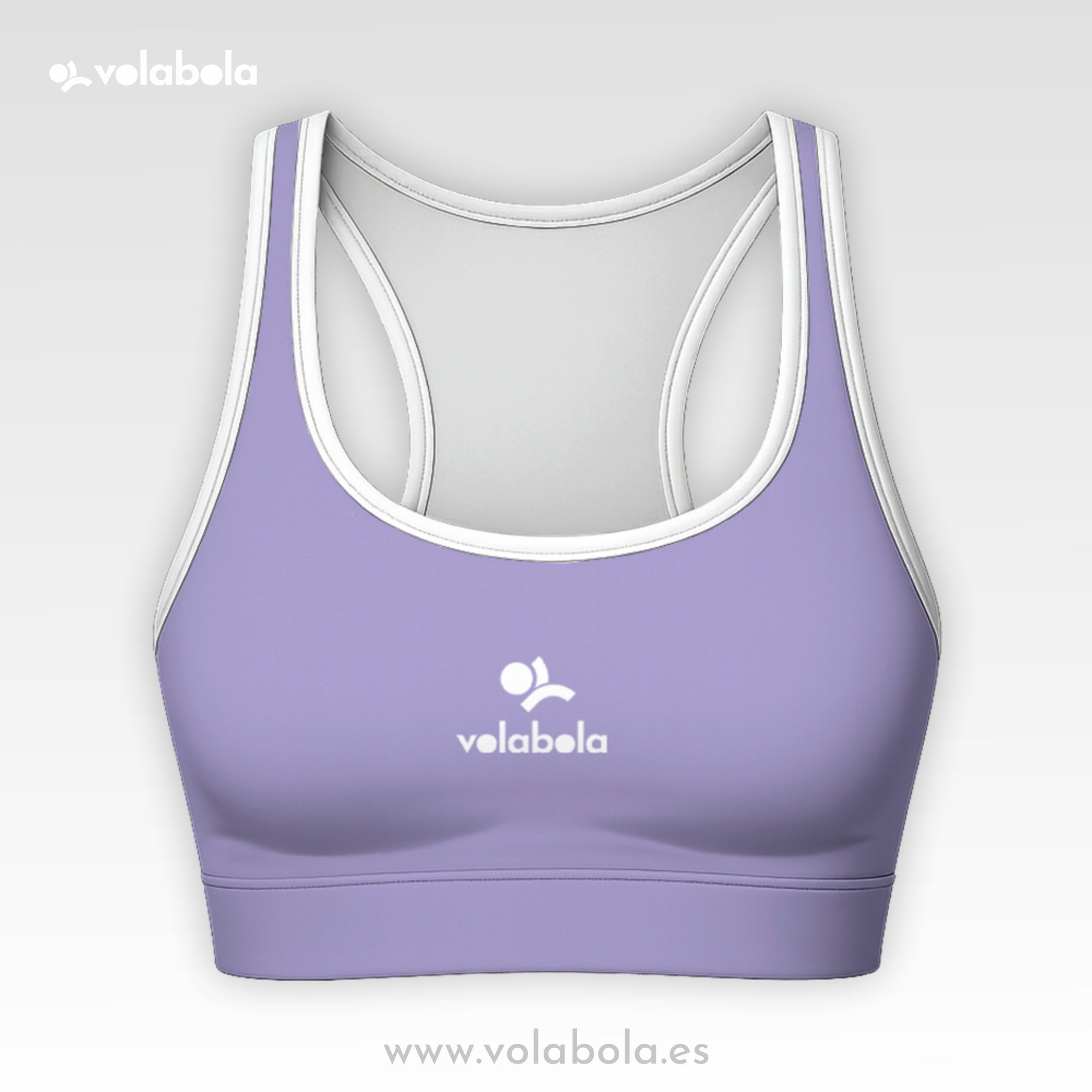 Top Bikini Clásico Pro Volley – Lavender