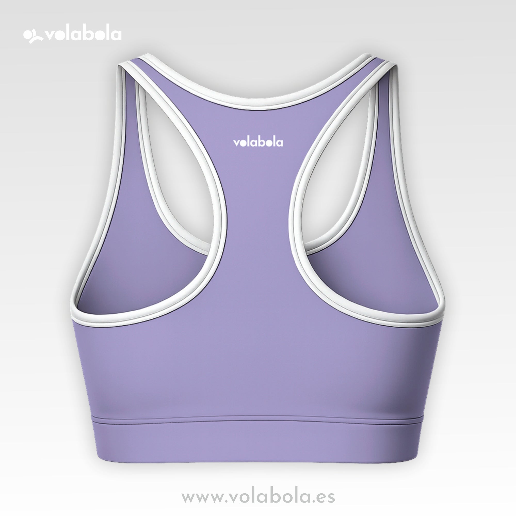 Top Bikini Clásico Pro Volley – Lavender