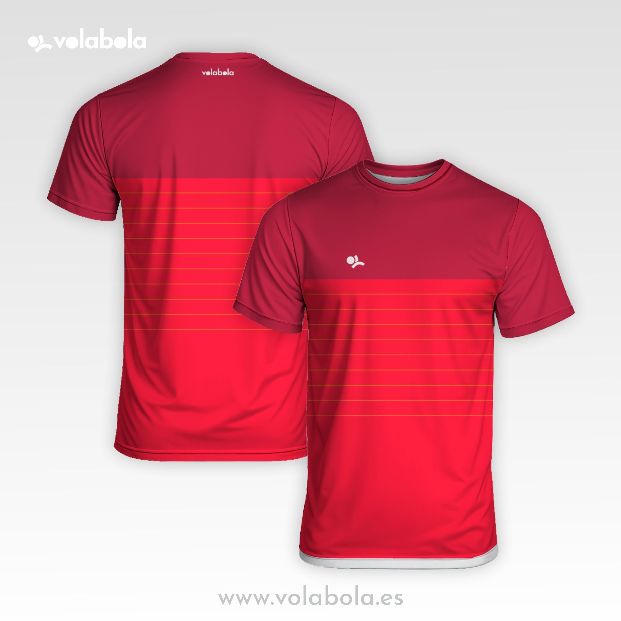 Camiseta Manga Corta Pro Volley Hombre – Líneas