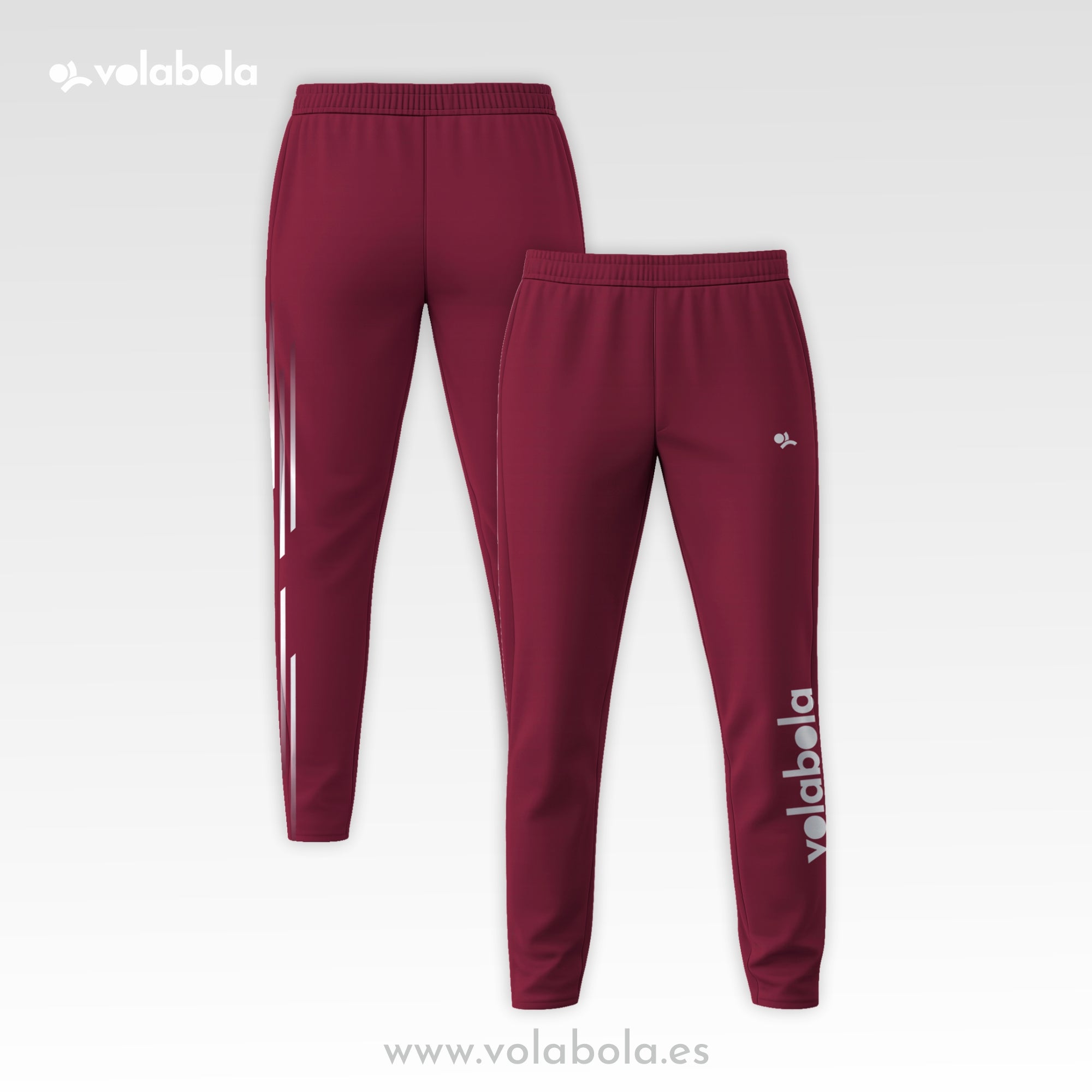 Pantalón Largo Chándal Pro Volley – Crimson Motion