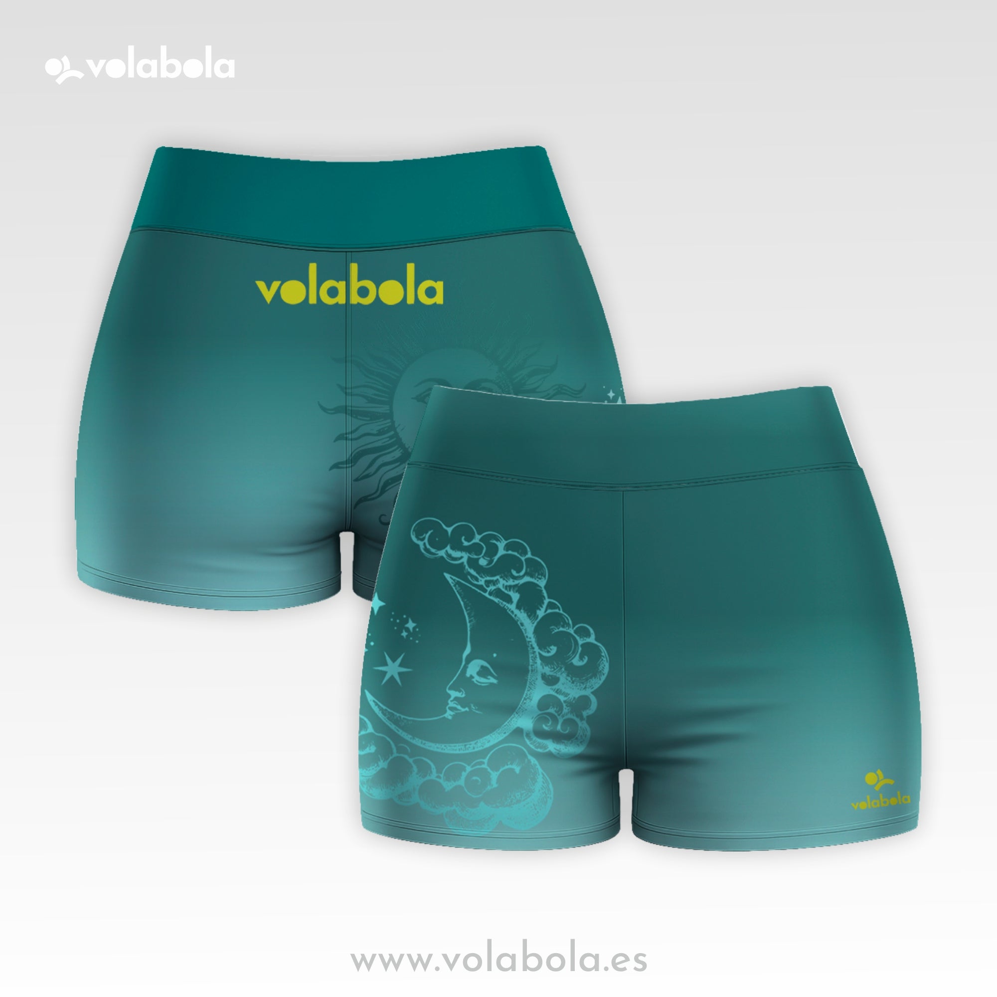 Malla Corta Pro Volley - Luna y Sol