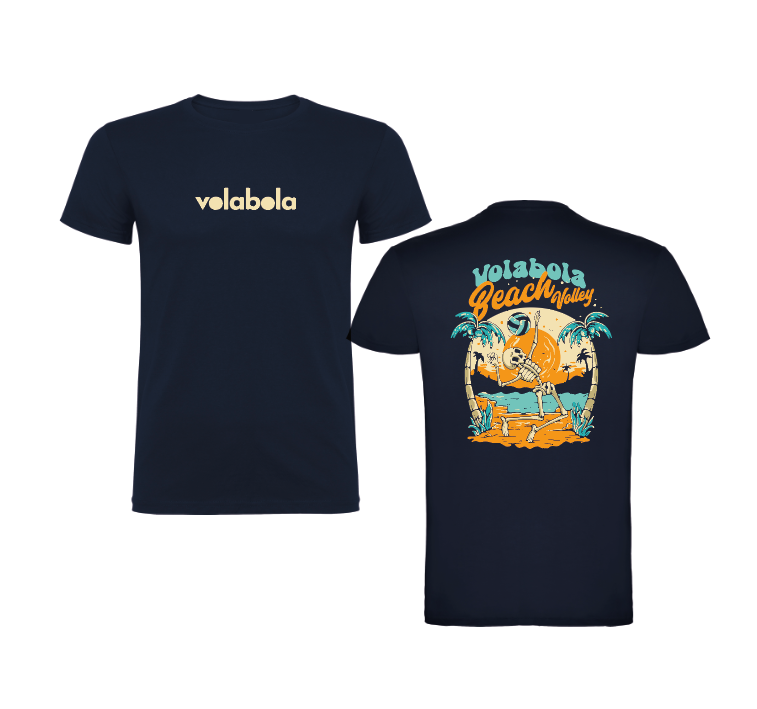 Camiseta casual algodón manga corta unisex – Volabola Beach Voley