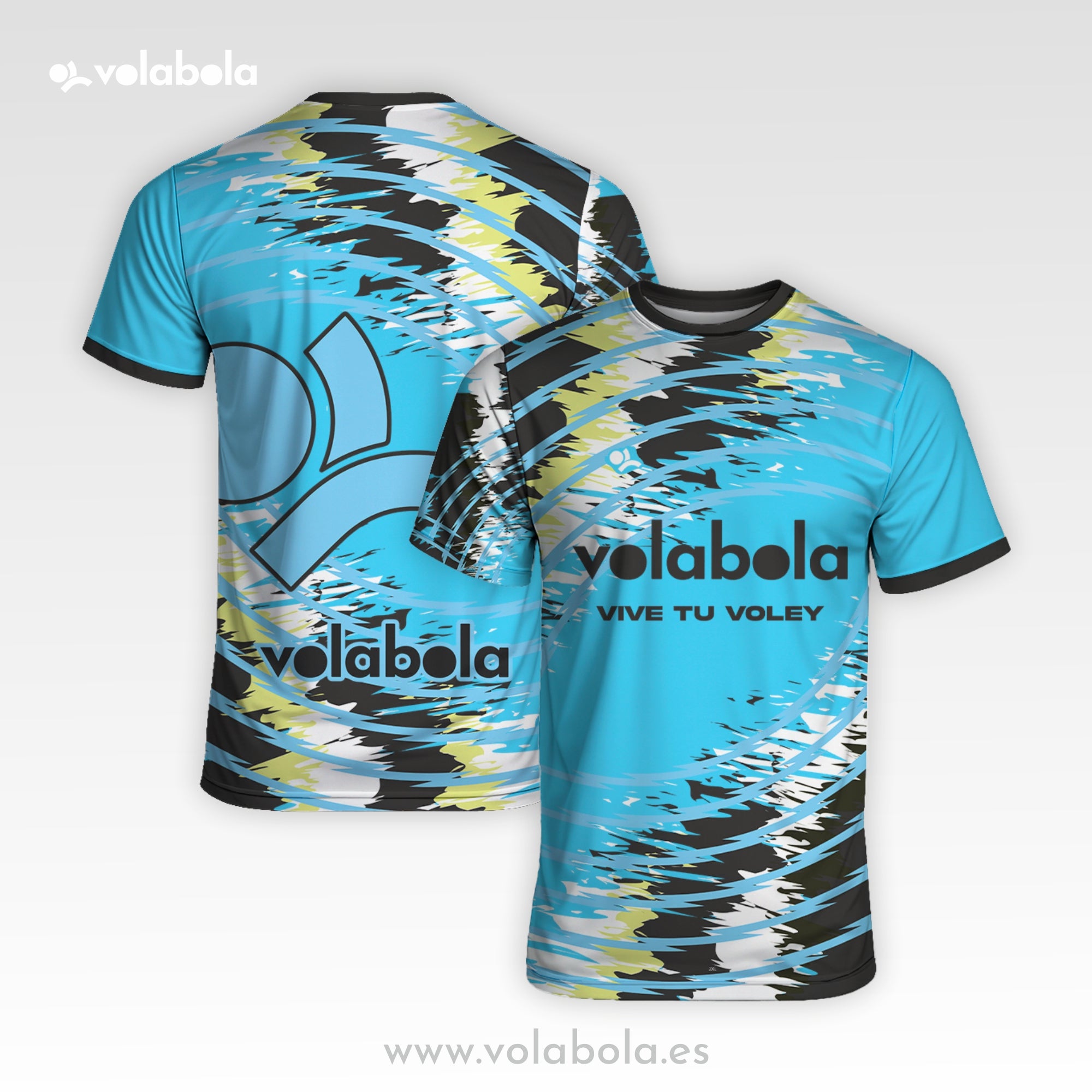 Camiseta Manga Corta Pro Volley Hombre – Neon Collection
