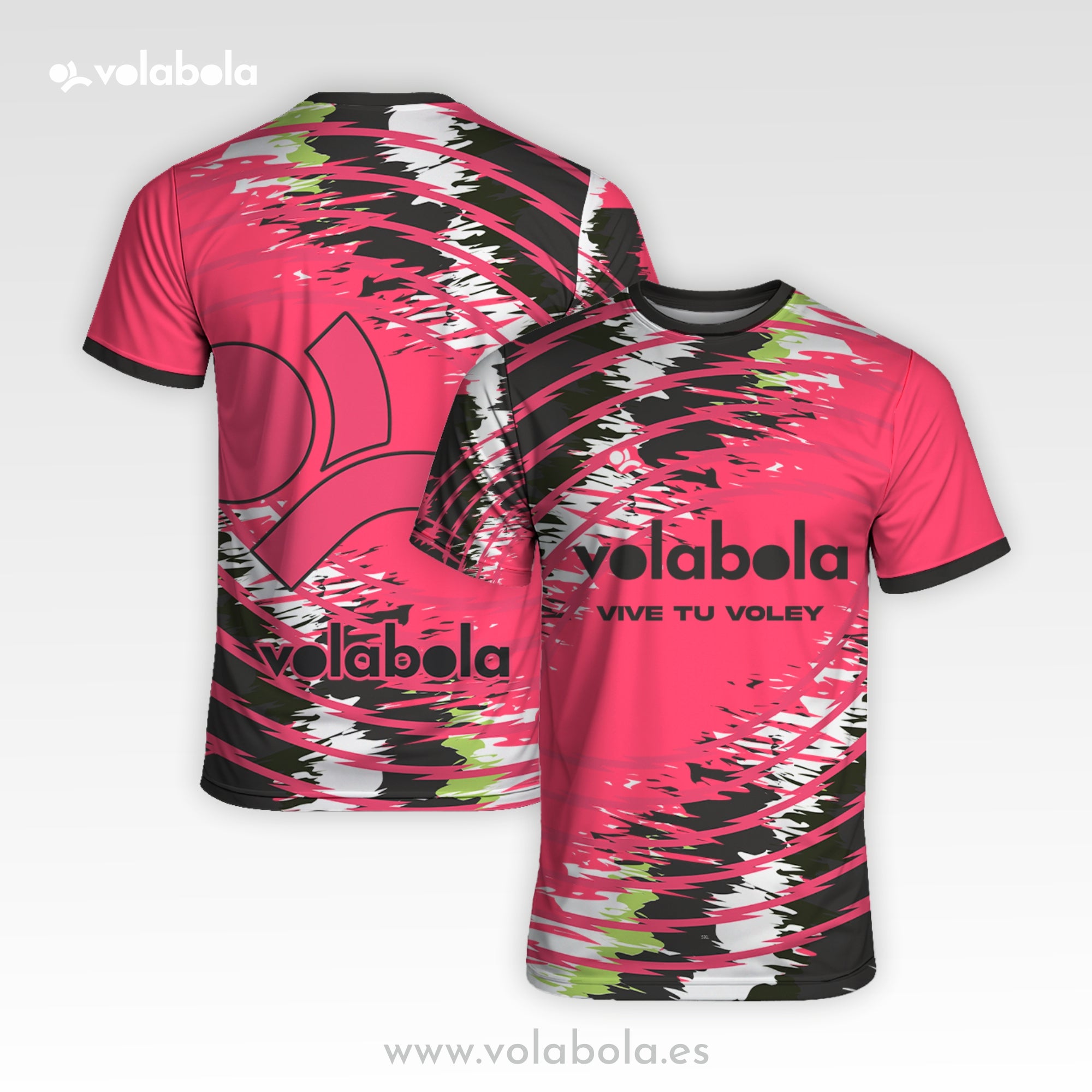 Camiseta Manga Corta Pro Volley Hombre – Neon Collection