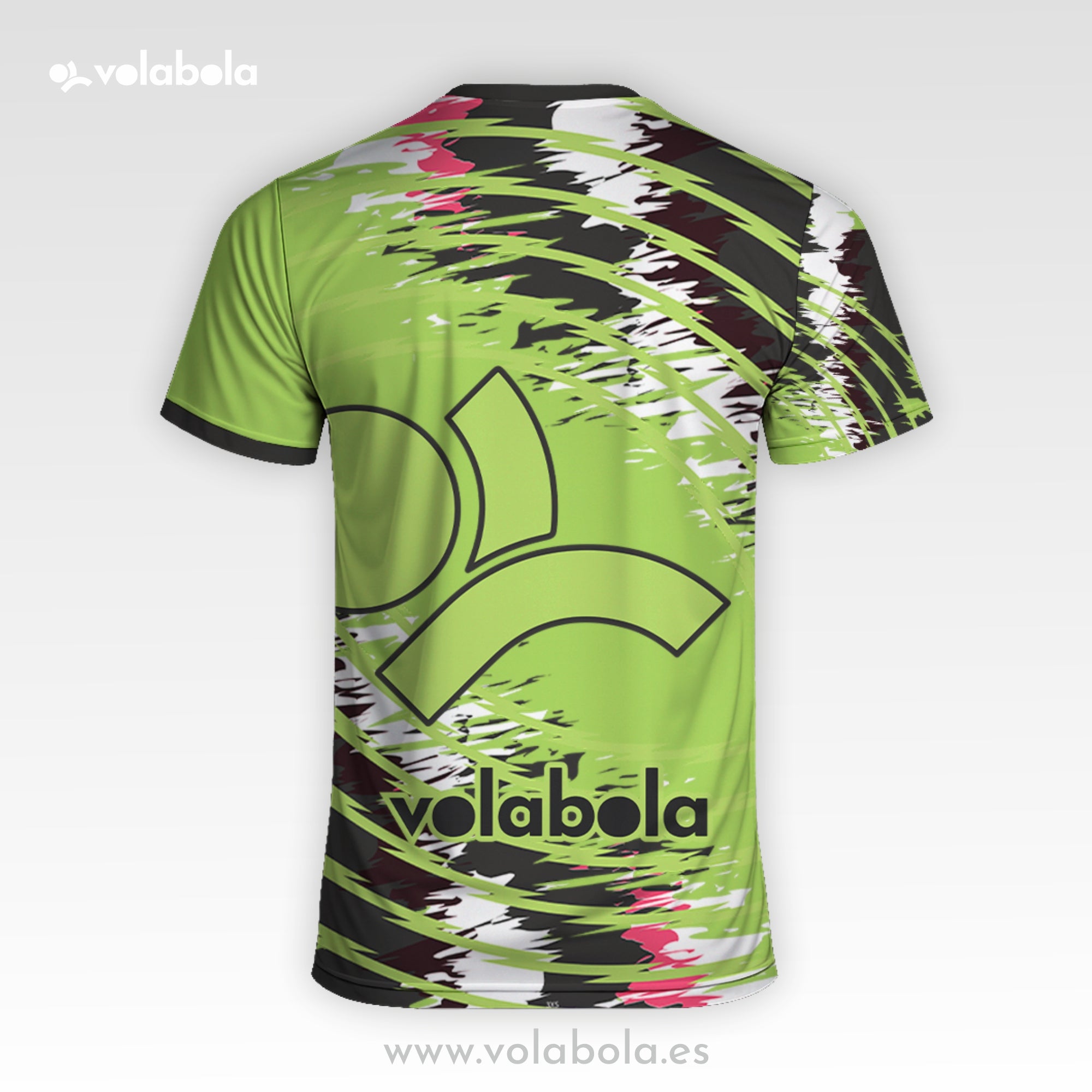 Camiseta Manga Corta Pro Volley Hombre – Neon Collection